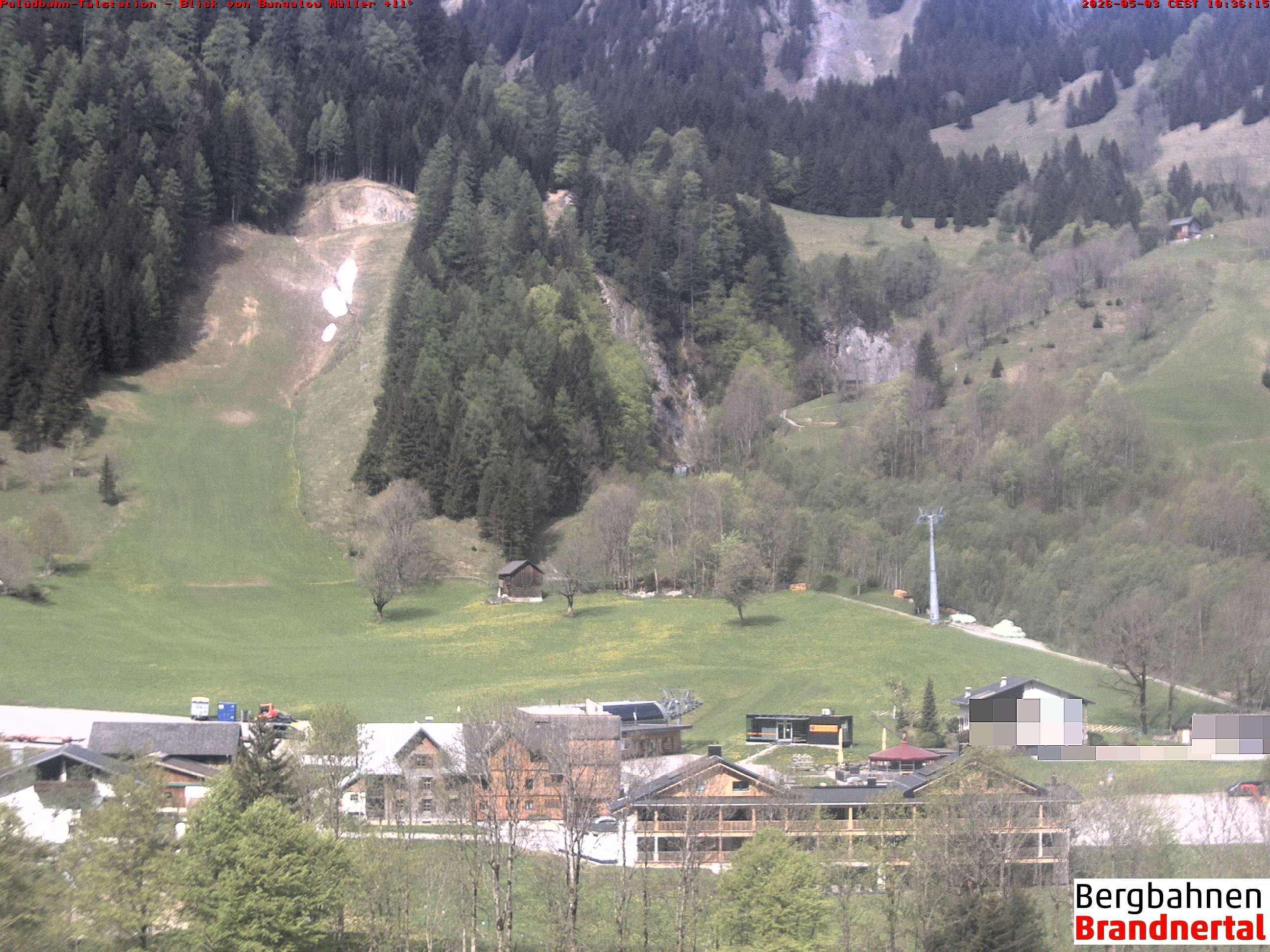 Blick auf Palüdbahn von Bungalow Müller