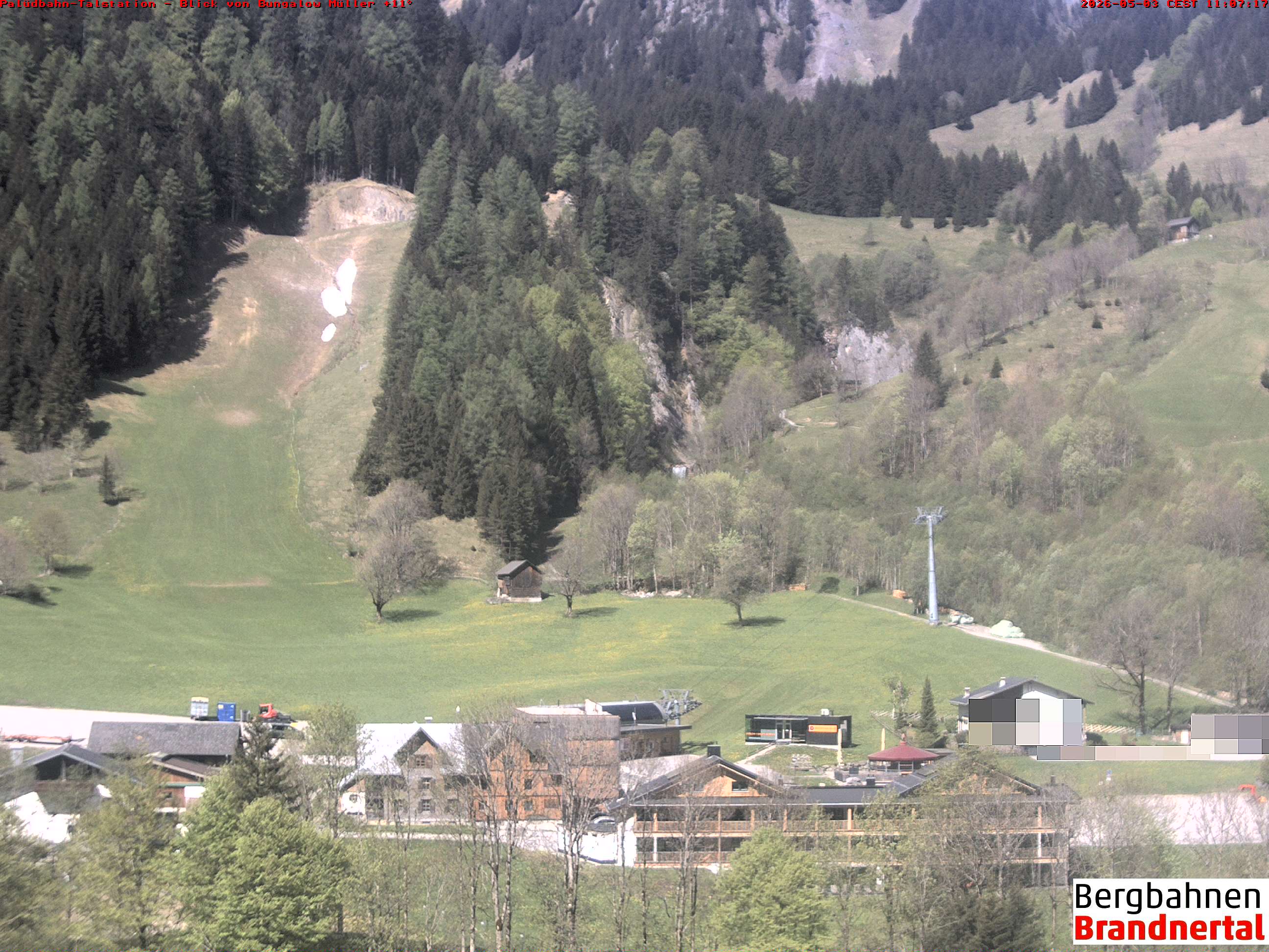 Blick auf Palüdbahn von Bungalow Müller