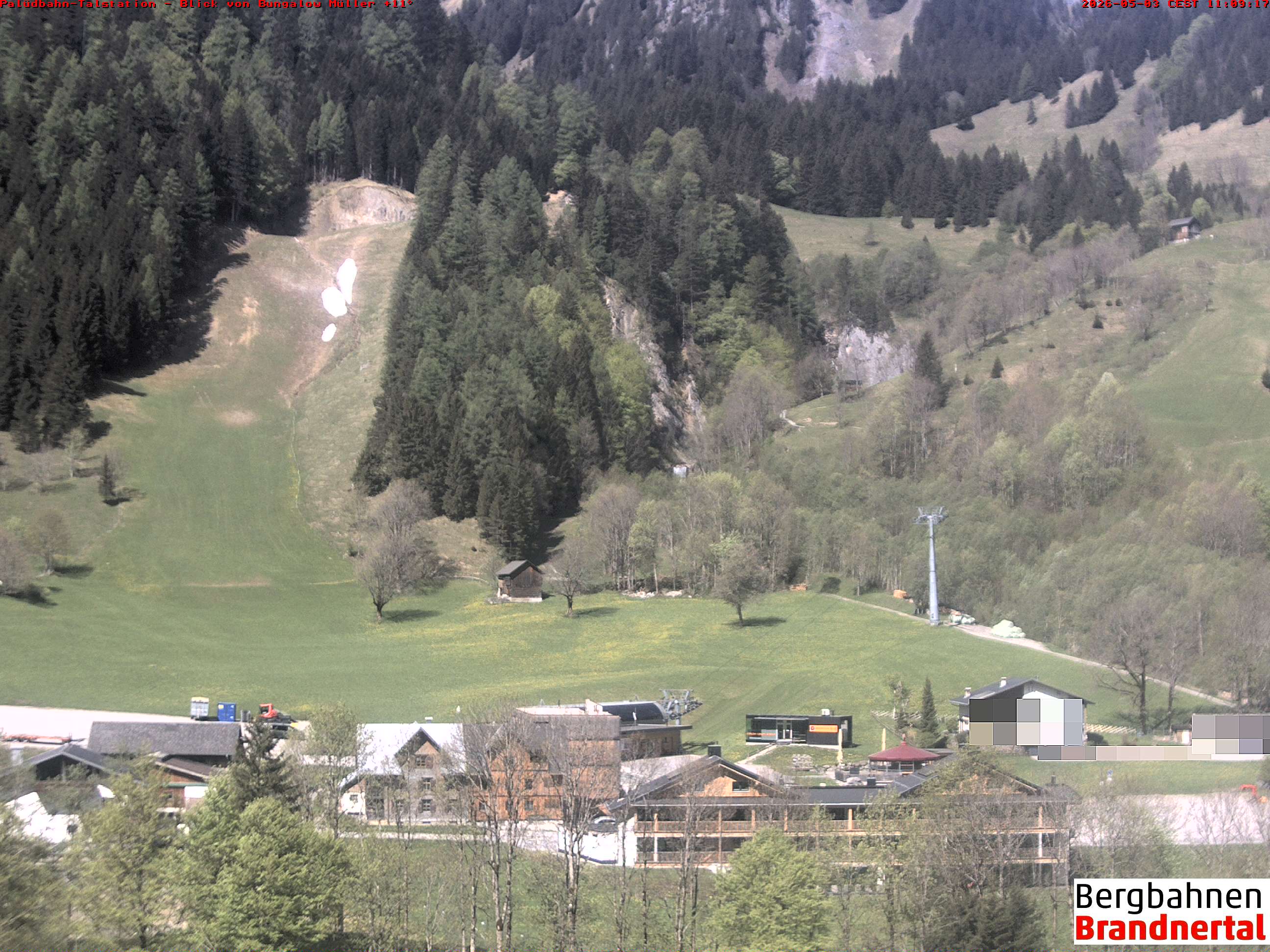 Blick auf Palüdbahn von Bungalow Müller