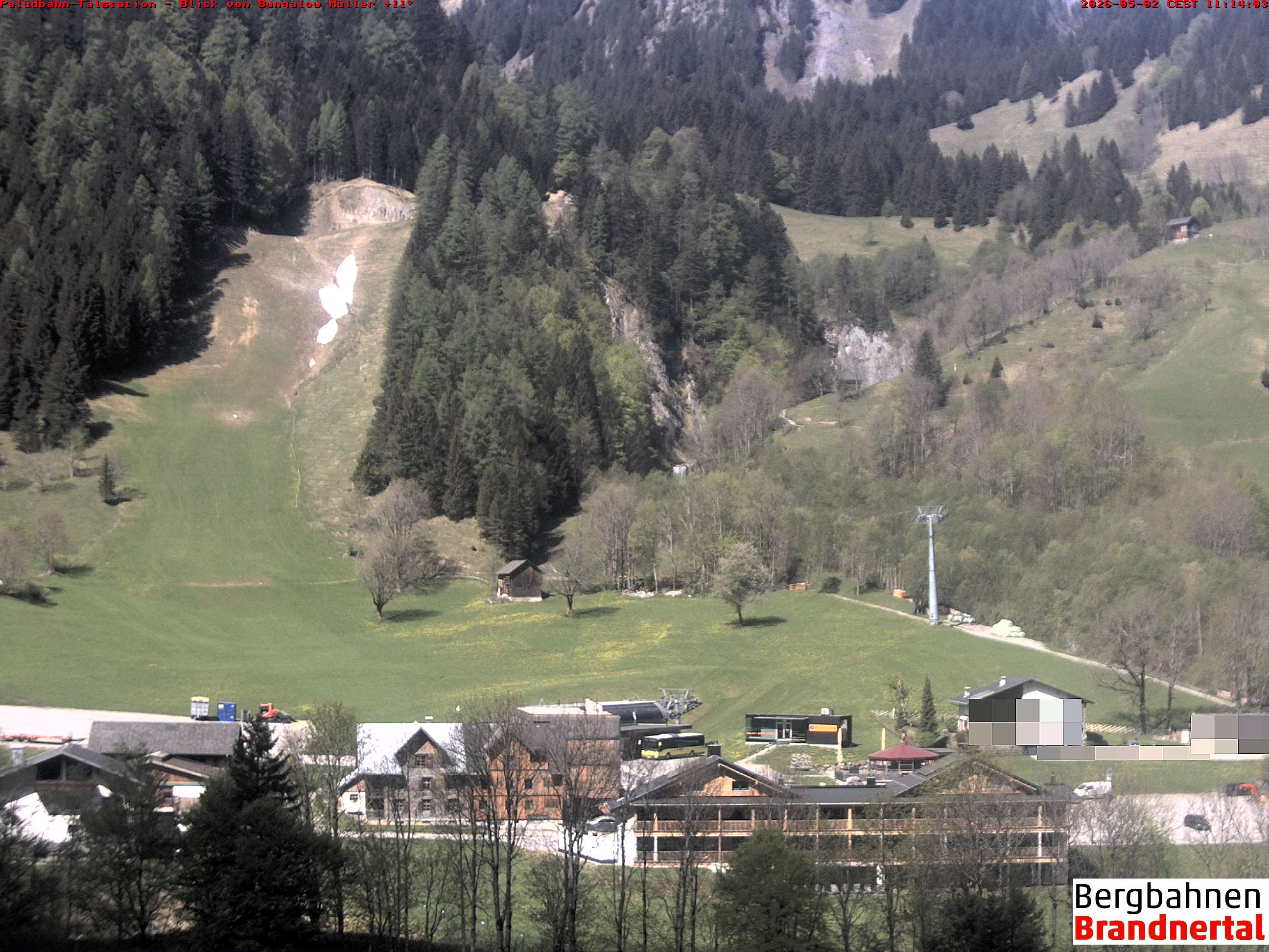 Blick auf Palüdbahn von Bungalow Müller