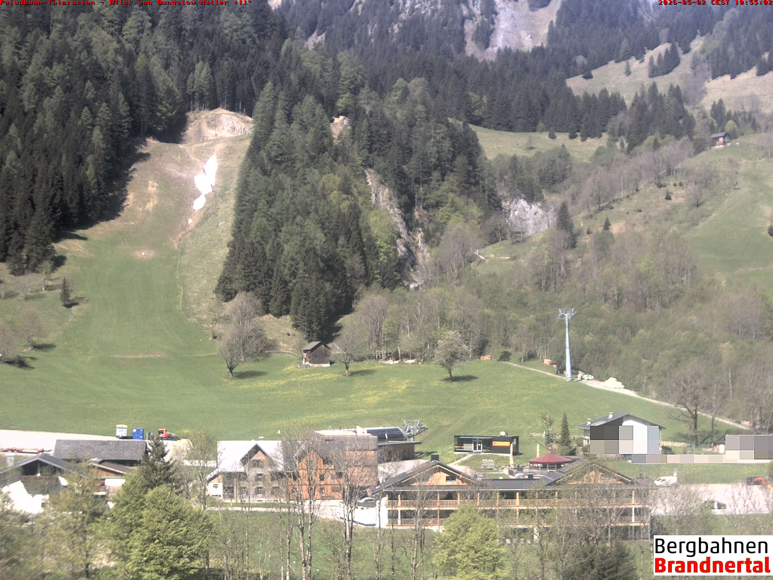 Blick auf Palüdbahn von Bungalow Müller