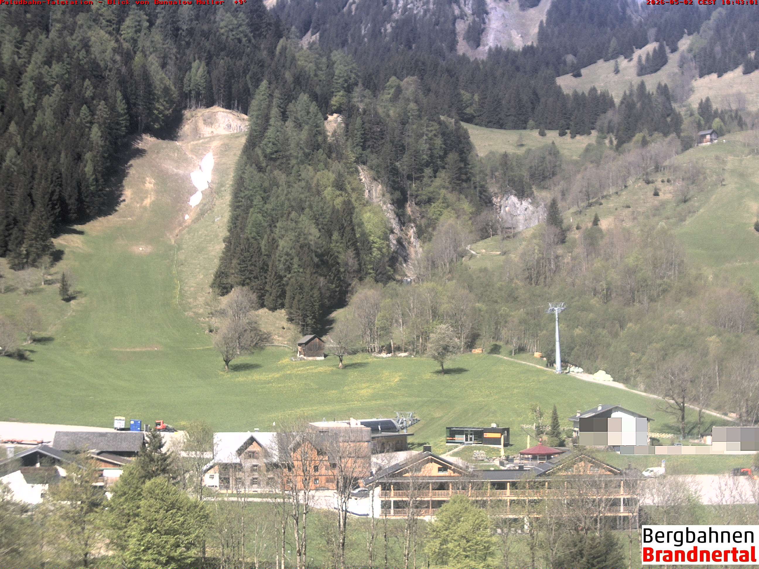 Blick auf Palüdbahn von Bungalow Müller