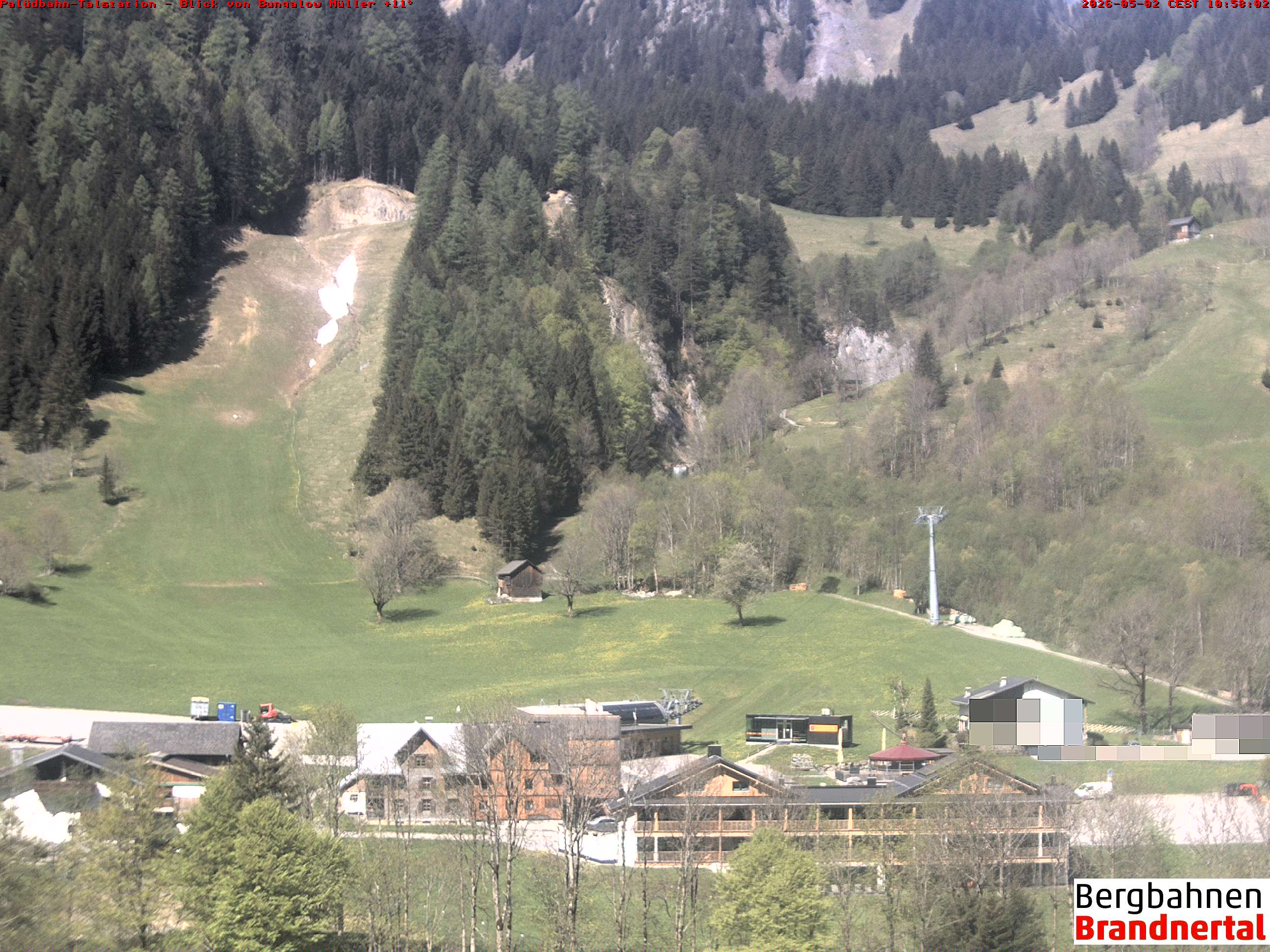Blick auf Palüdbahn von Bungalow Müller