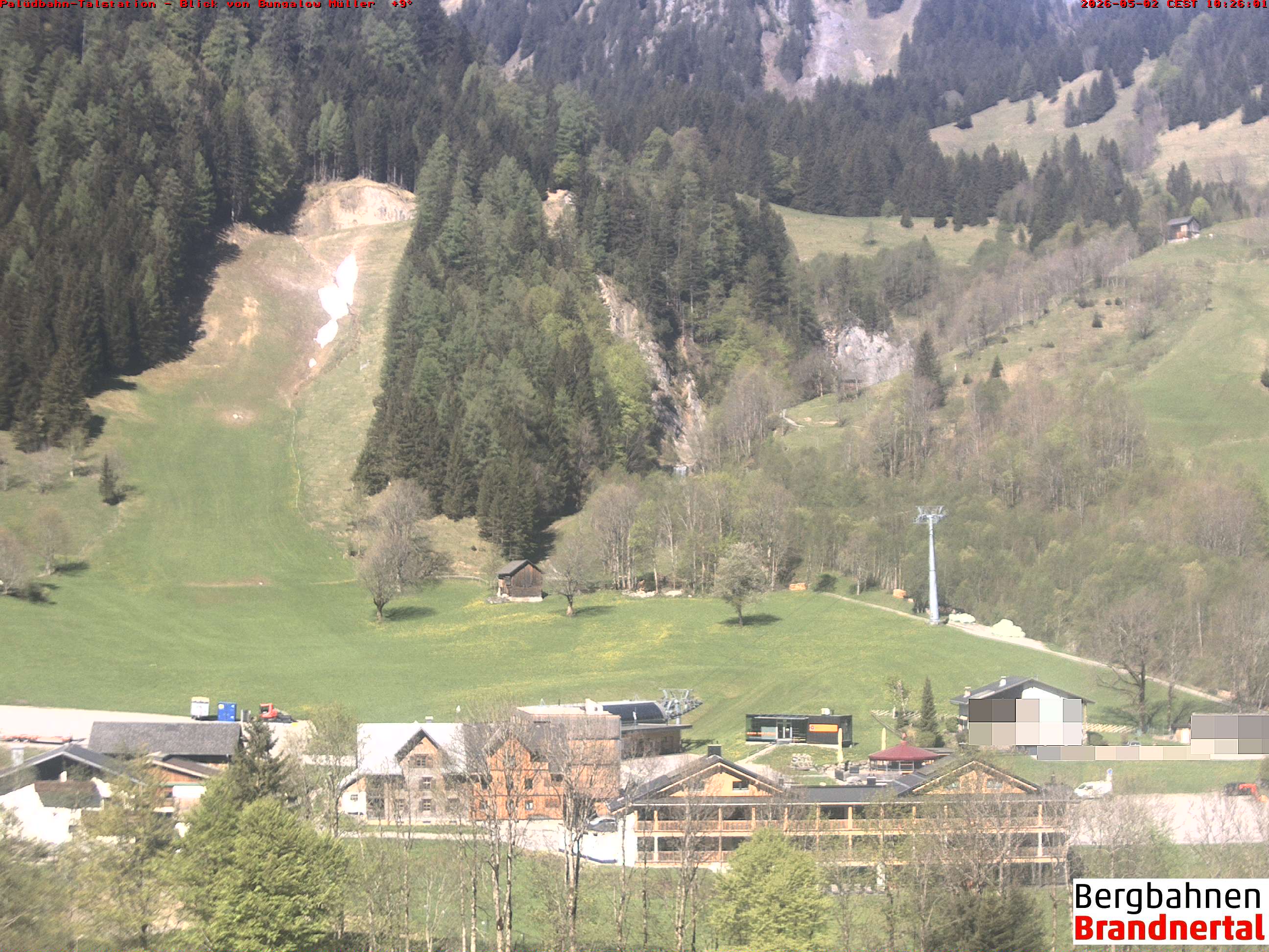 Blick auf Palüdbahn von Bungalow Müller