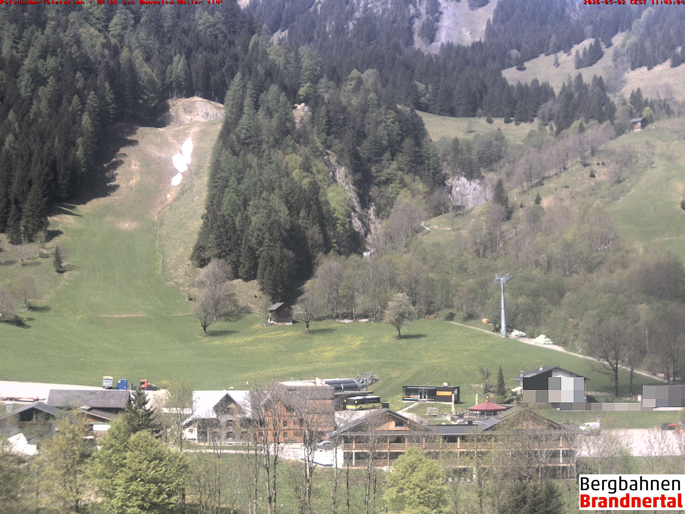 Blick auf Palüdbahn von Bungalow Müller
