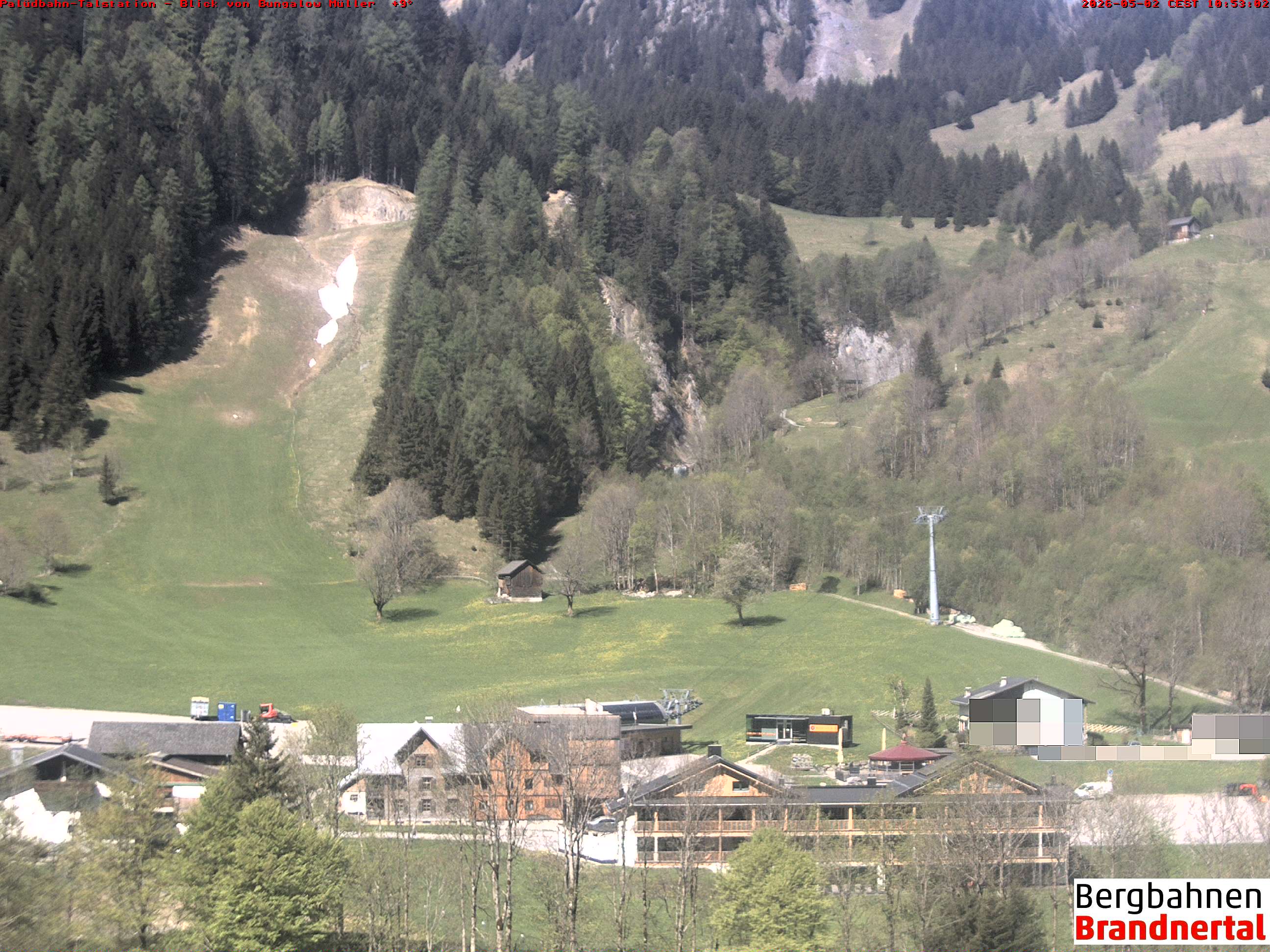 Blick auf Palüdbahn von Bungalow Müller