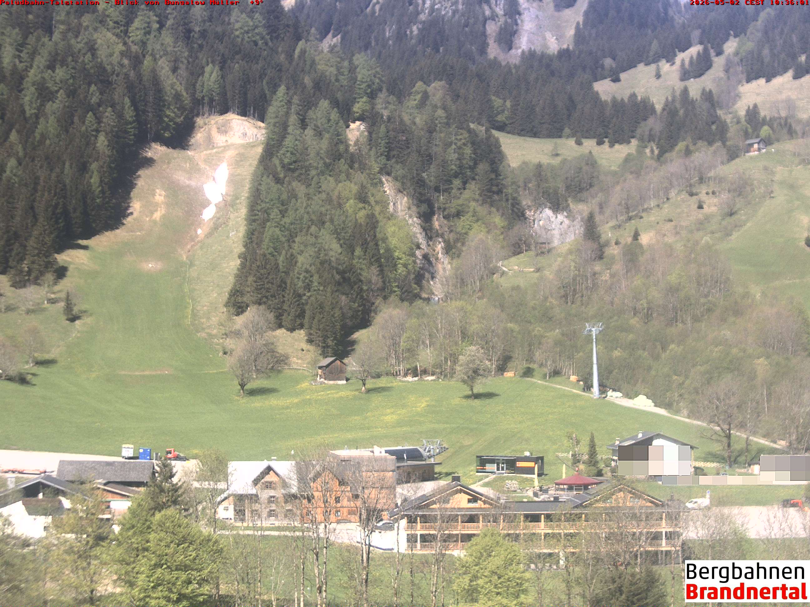 Blick auf Palüdbahn von Bungalow Müller