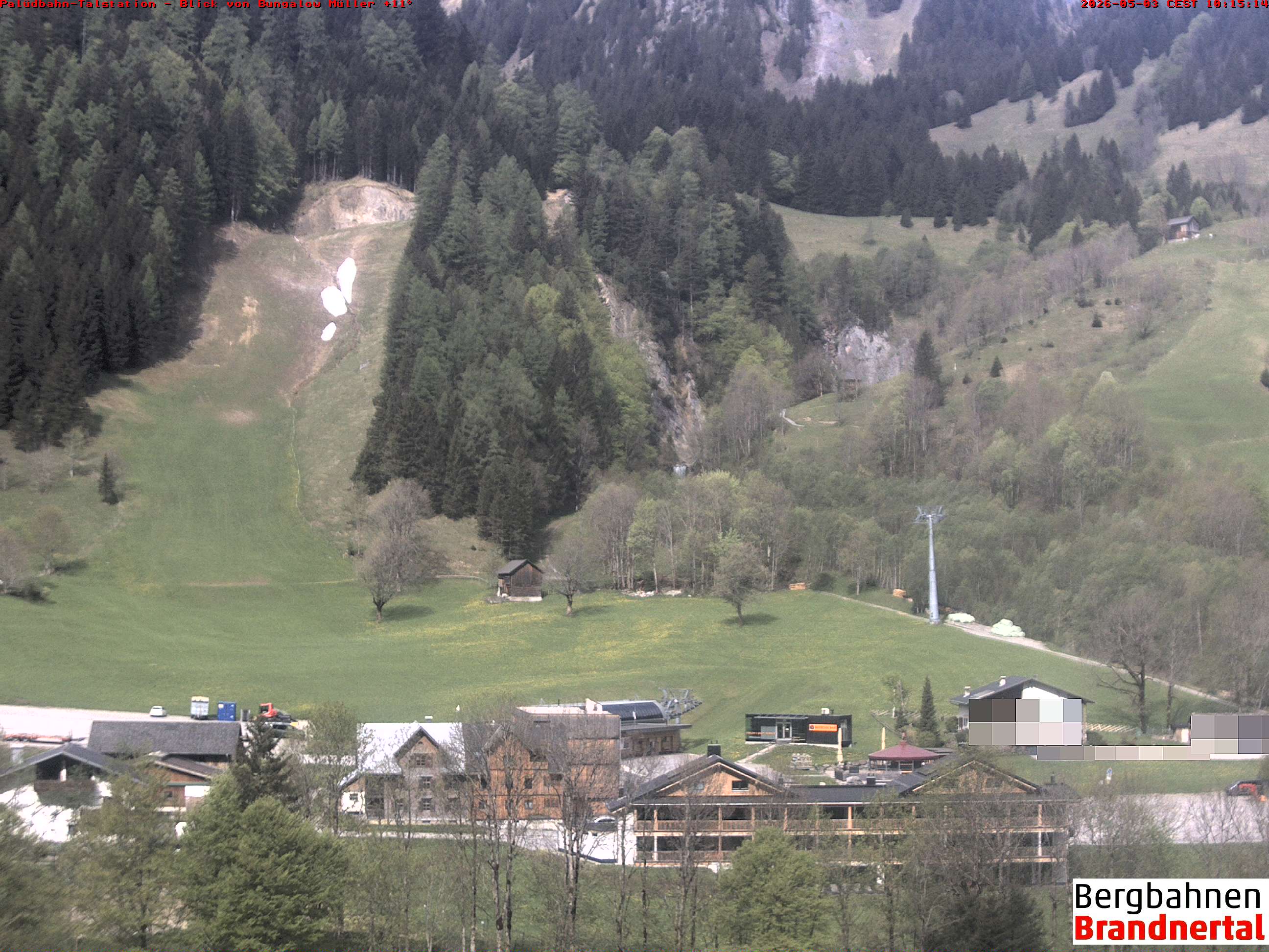 Blick auf Palüdbahn von Bungalow Müller
