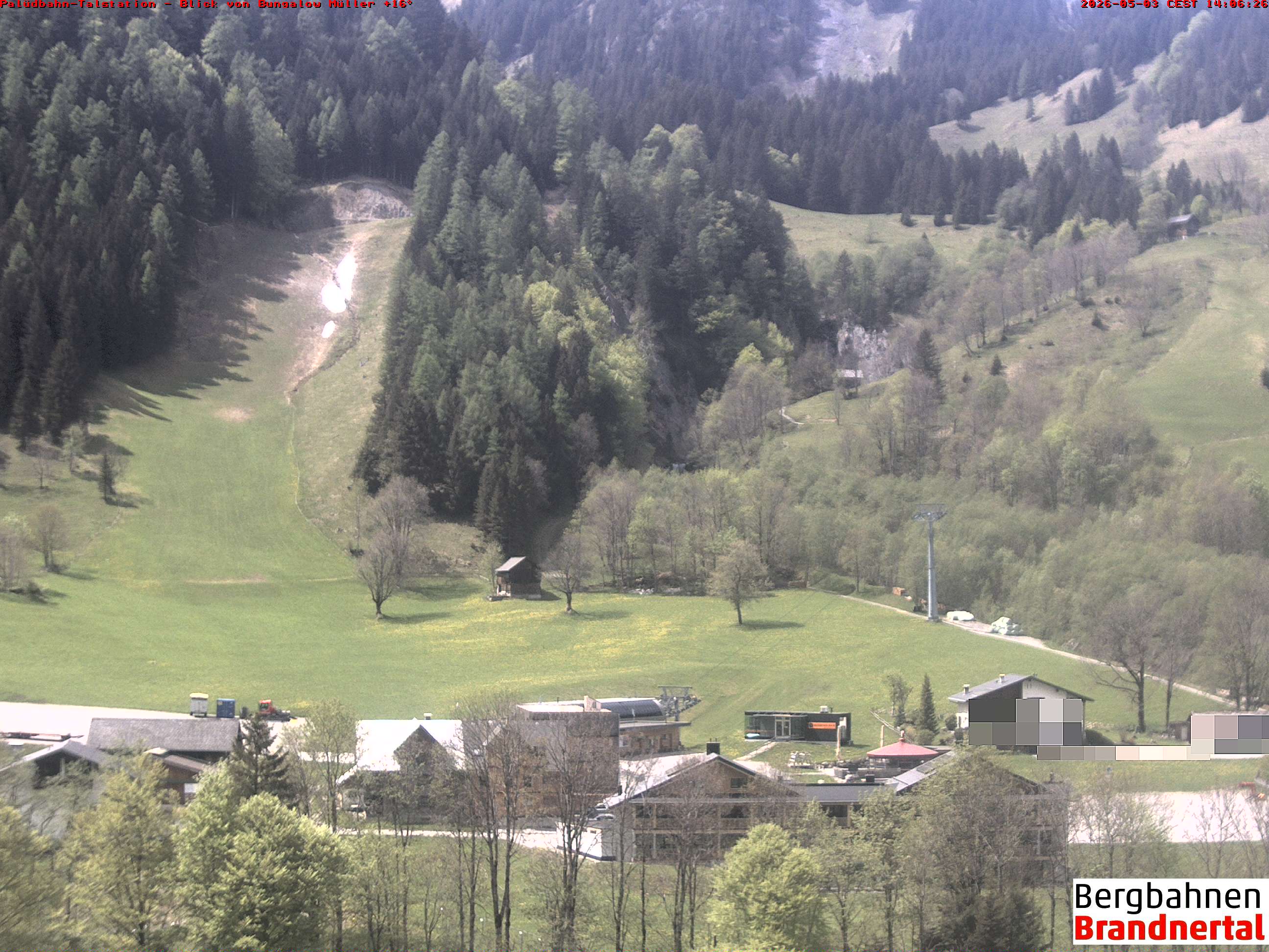 Blick auf Palüdbahn von Bungalow Müller