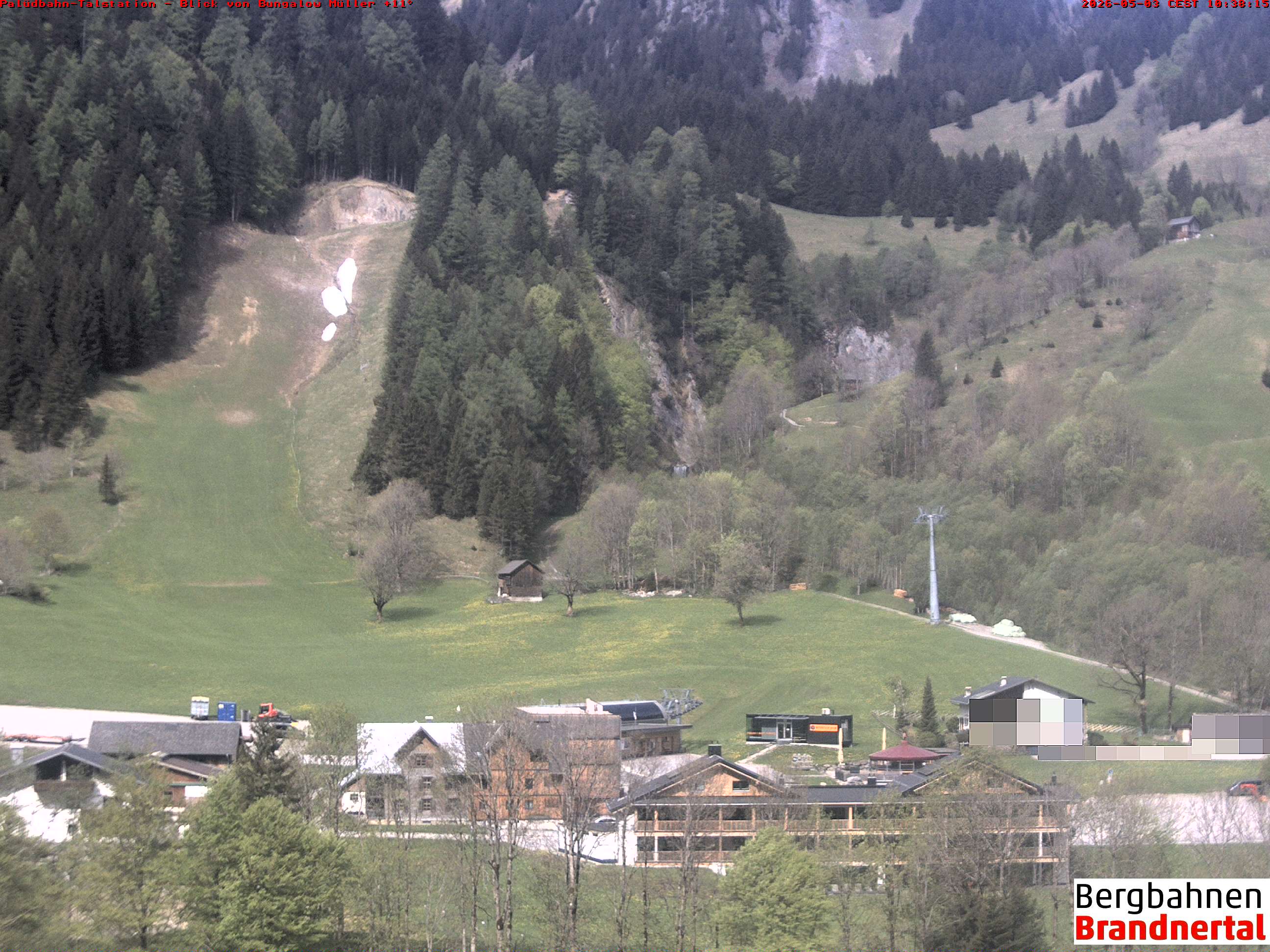 Blick auf Palüdbahn von Bungalow Müller