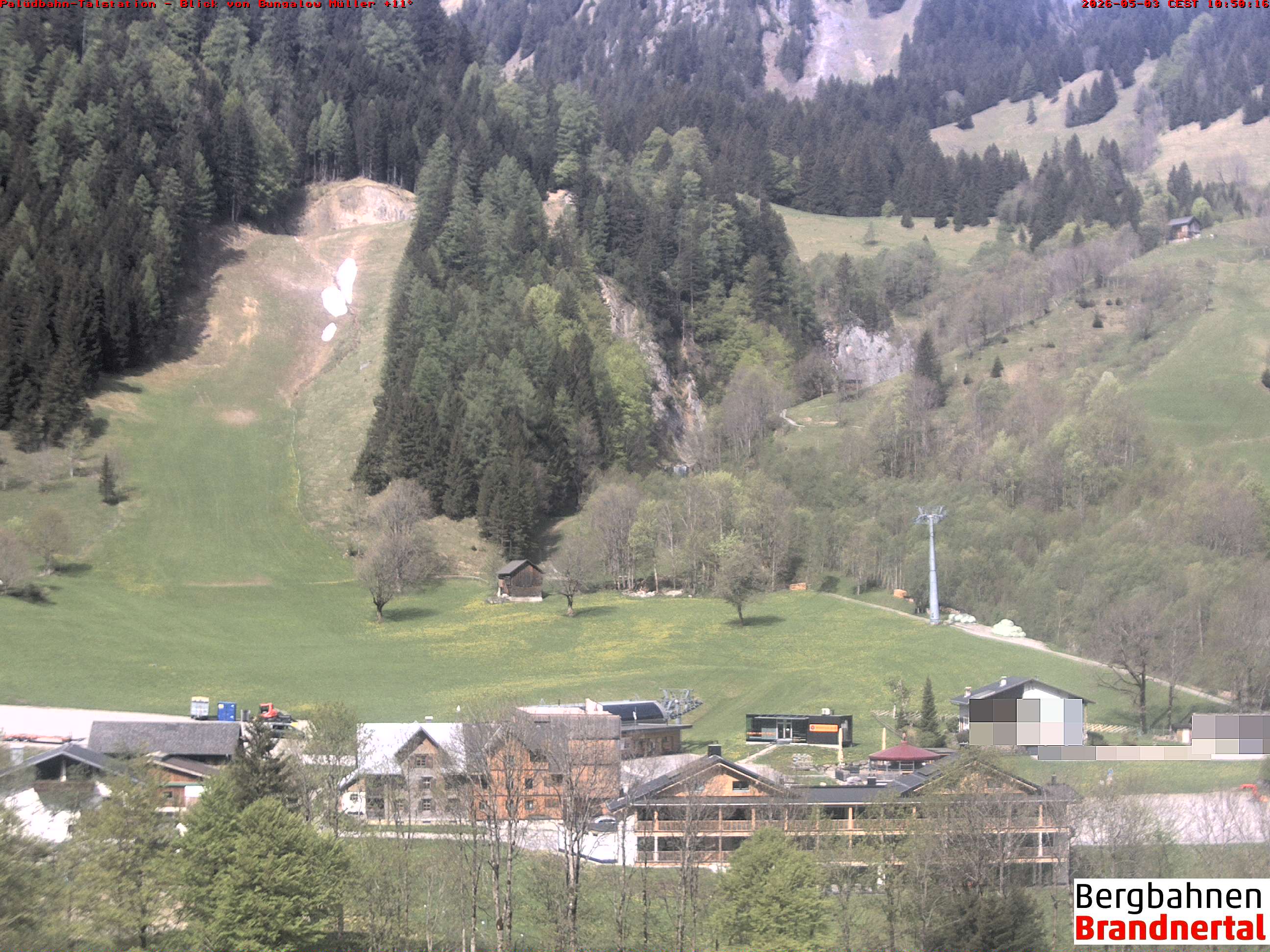 Blick auf Palüdbahn von Bungalow Müller