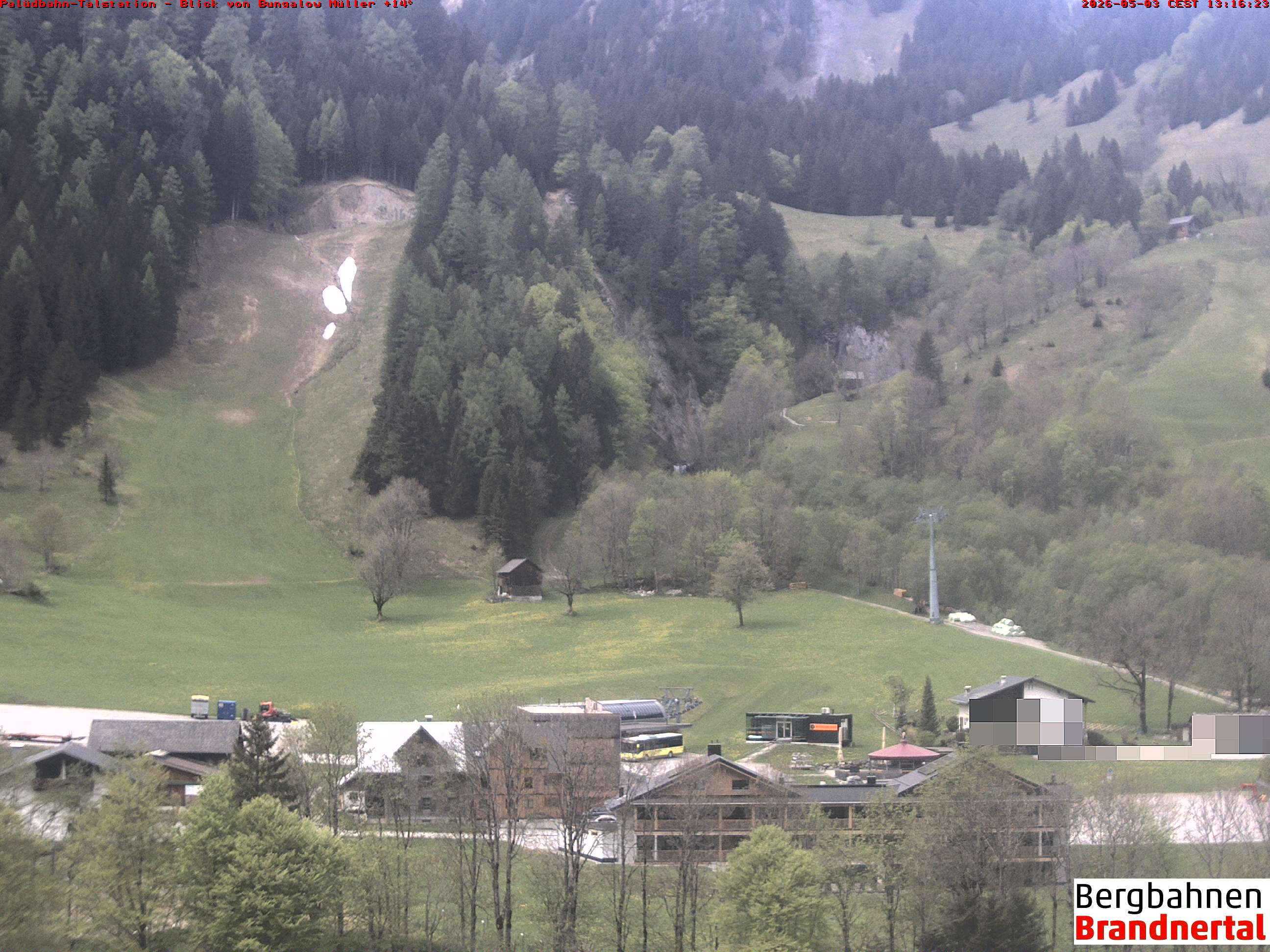 Blick auf Palüdbahn von Bungalow Müller