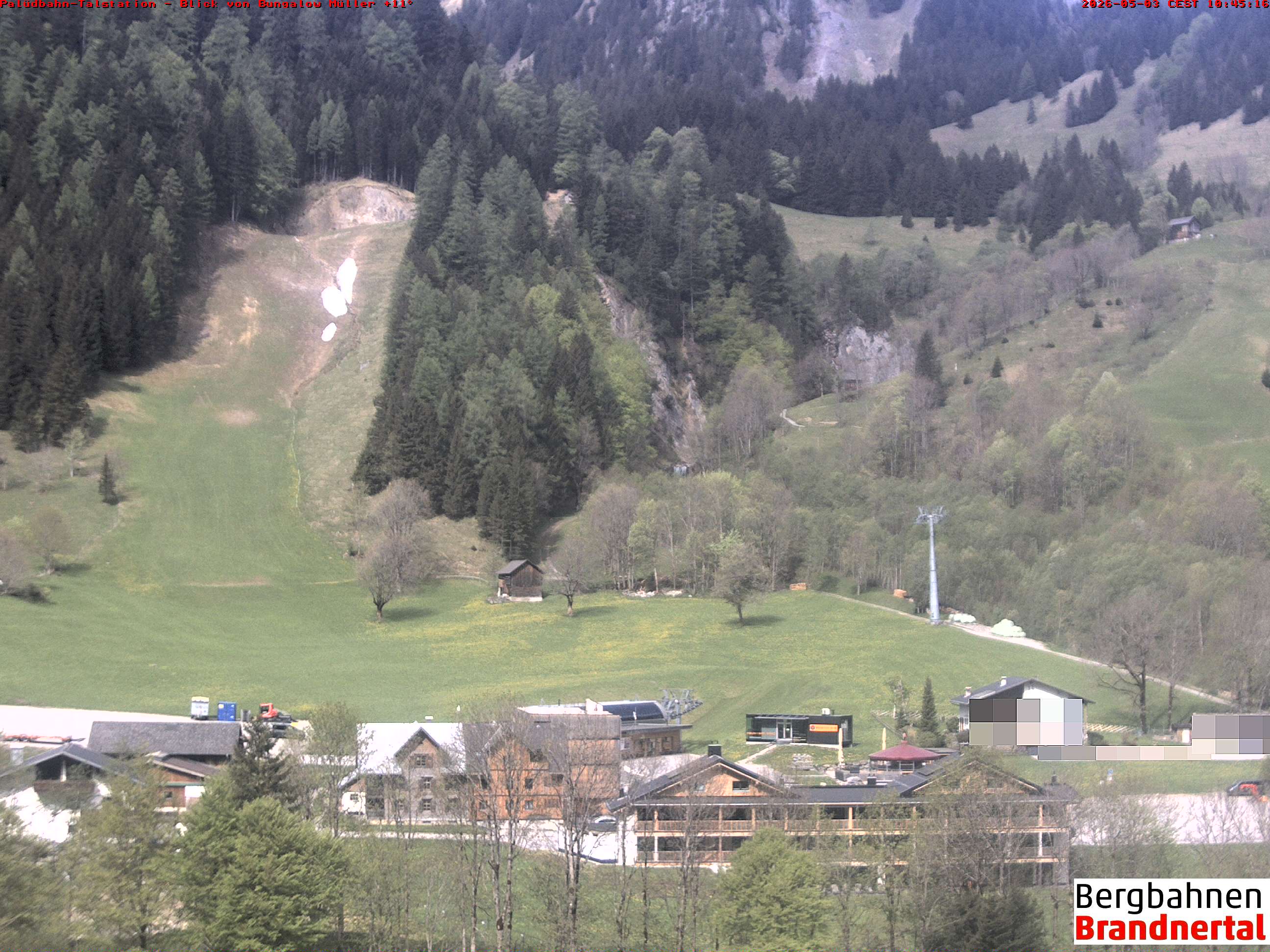 Blick auf Palüdbahn von Bungalow Müller