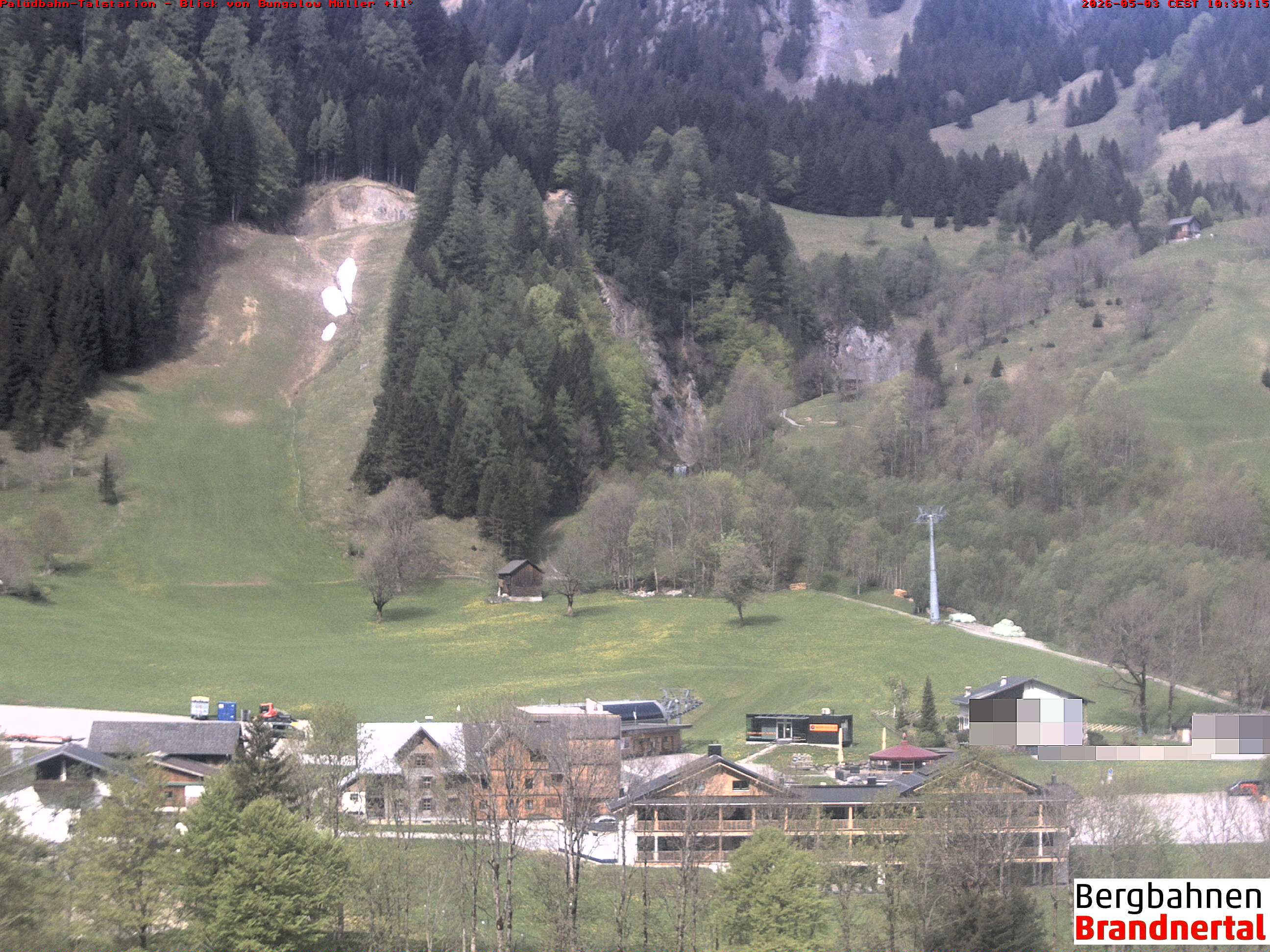 Blick auf Palüdbahn von Bungalow Müller