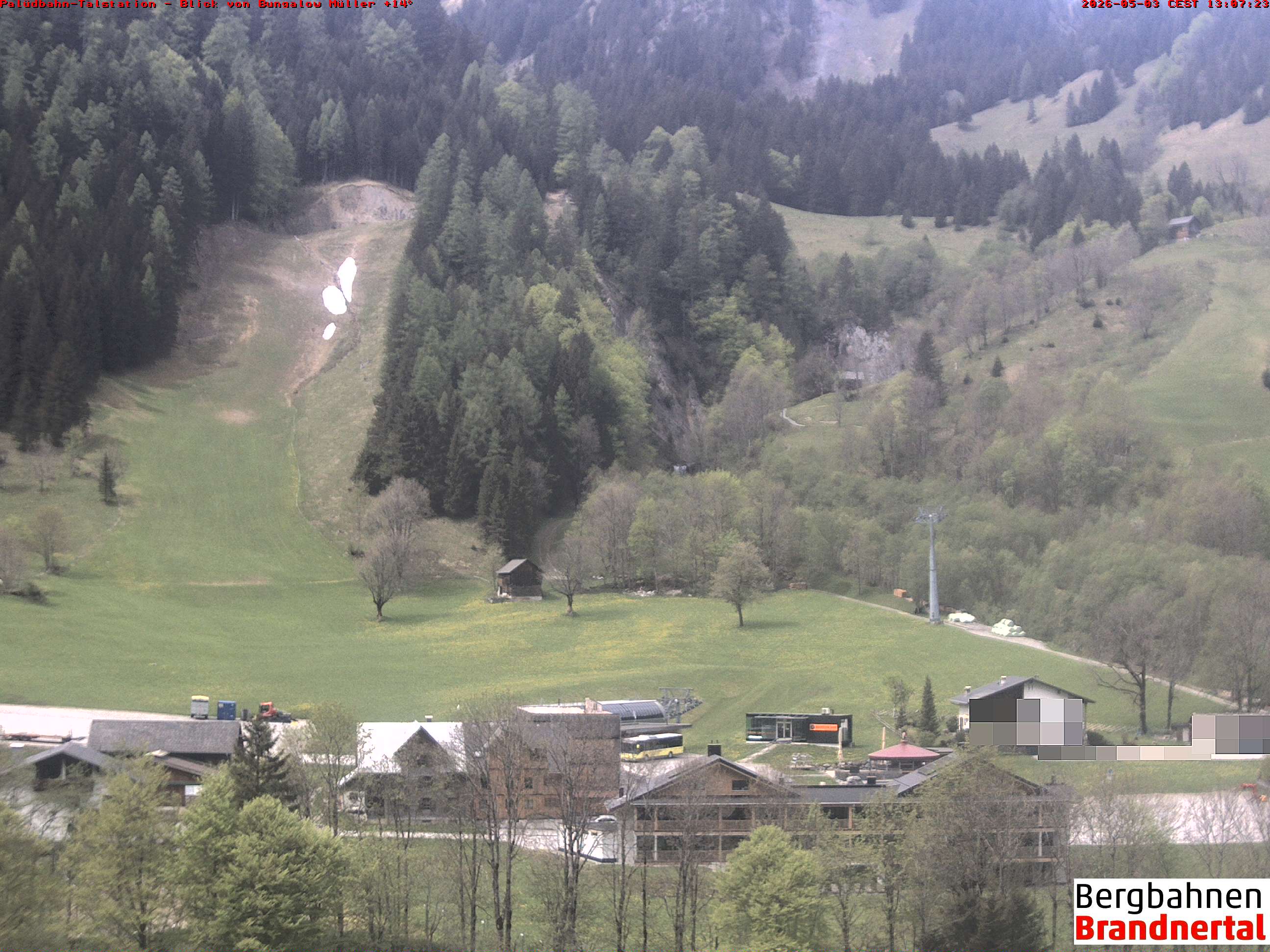 Blick auf Palüdbahn von Bungalow Müller