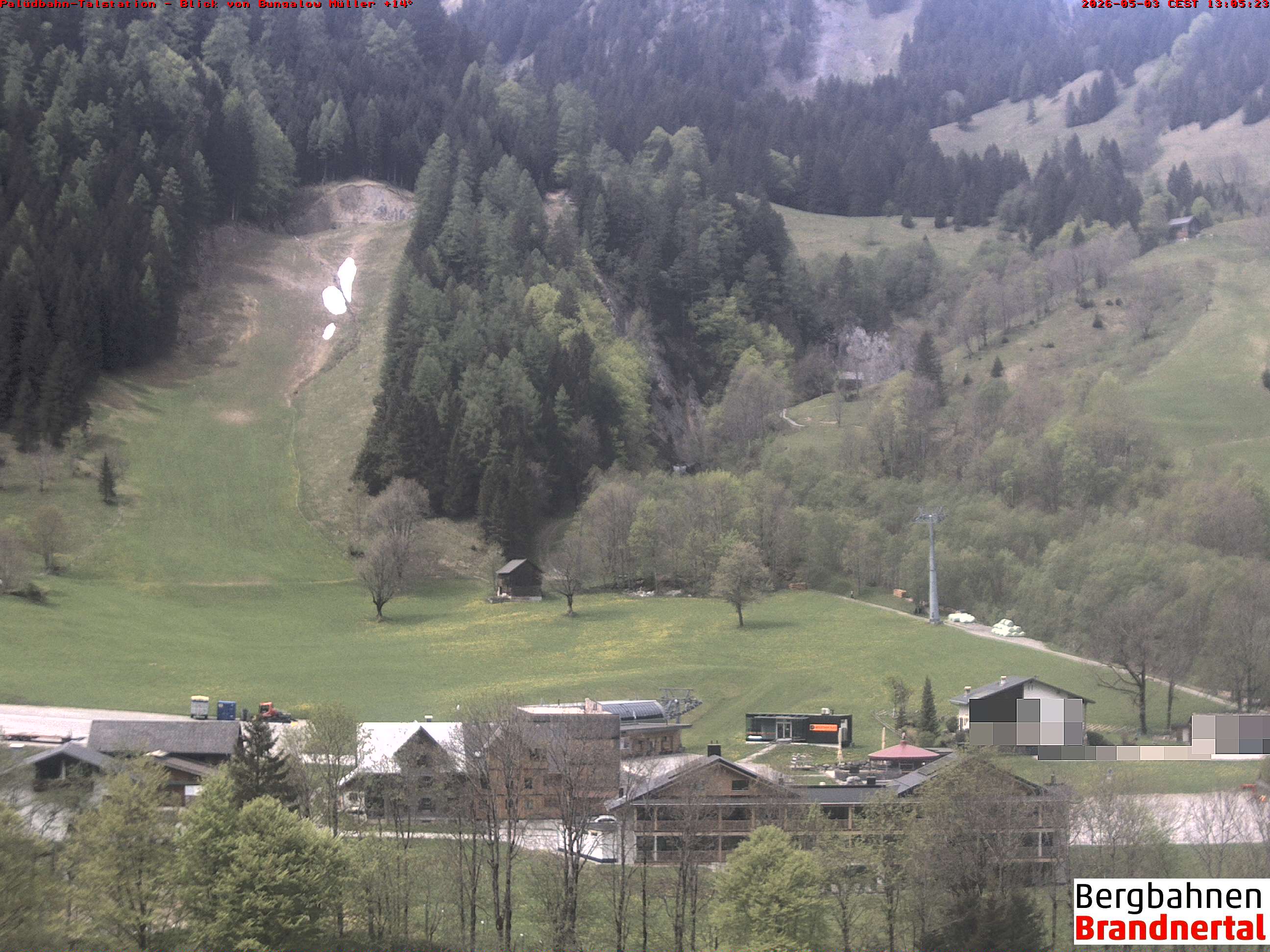 Blick auf Palüdbahn von Bungalow Müller