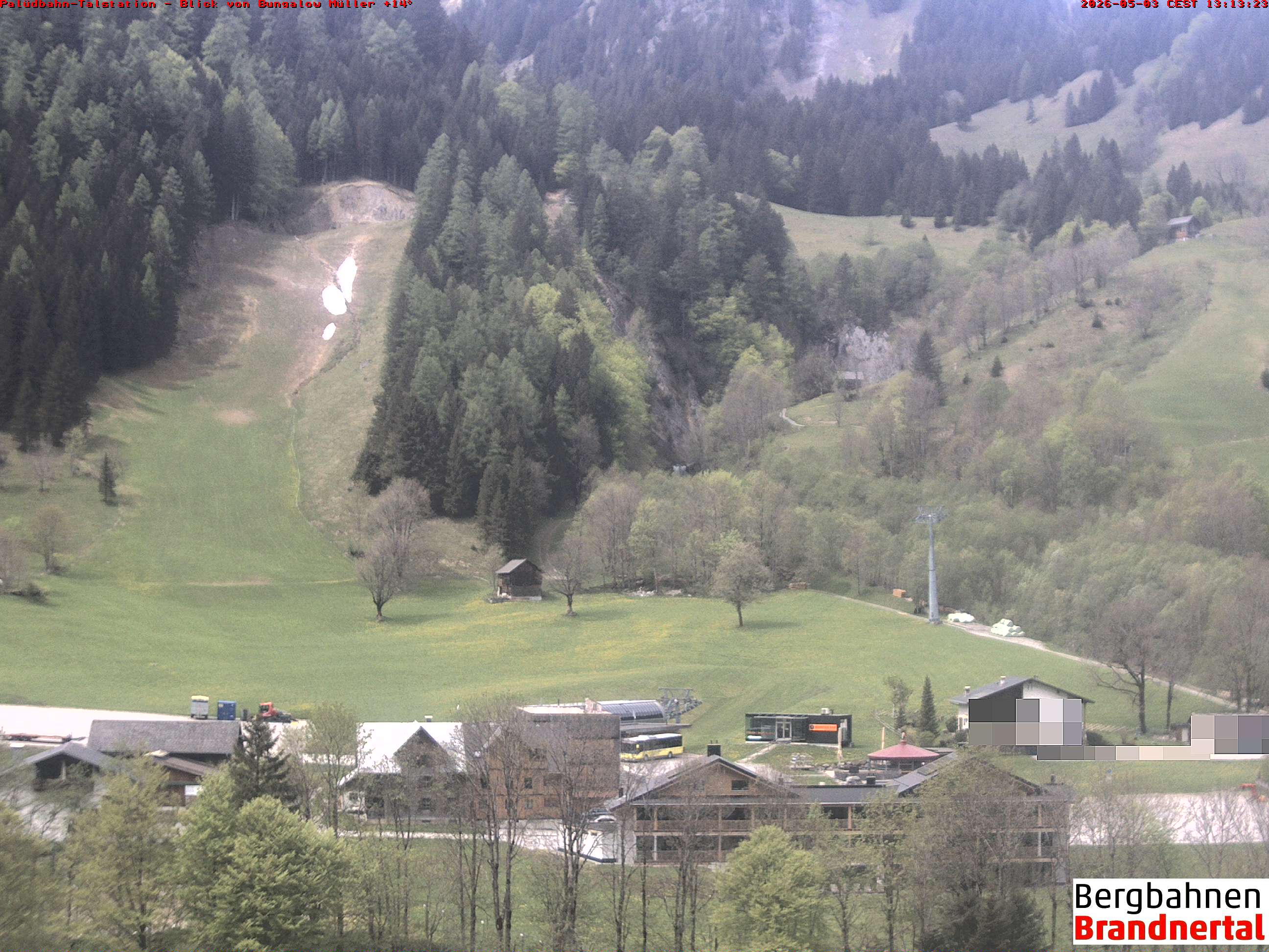 Blick auf Palüdbahn von Bungalow Müller