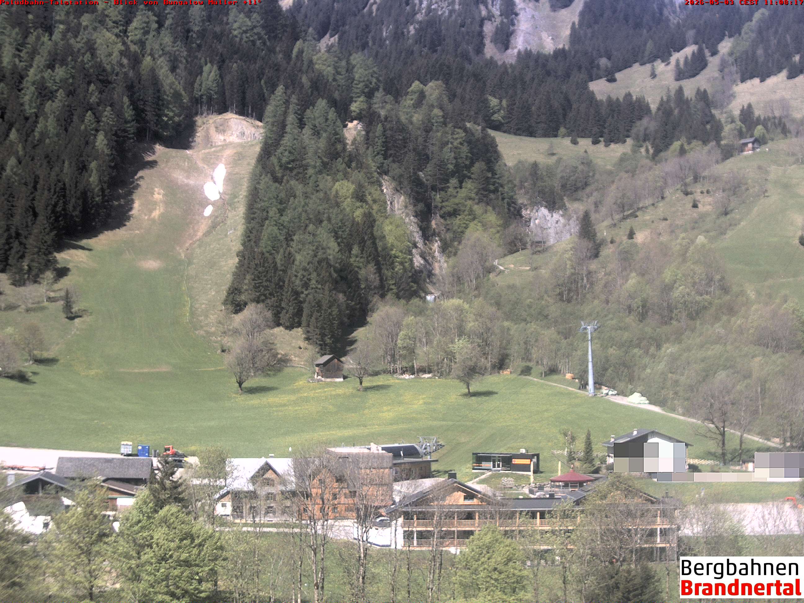 Blick auf Palüdbahn von Bungalow Müller