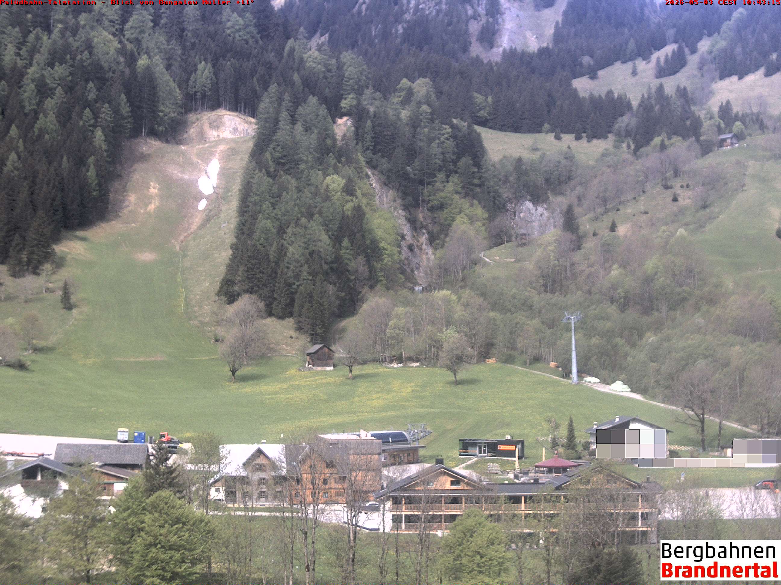 Blick auf Palüdbahn von Bungalow Müller