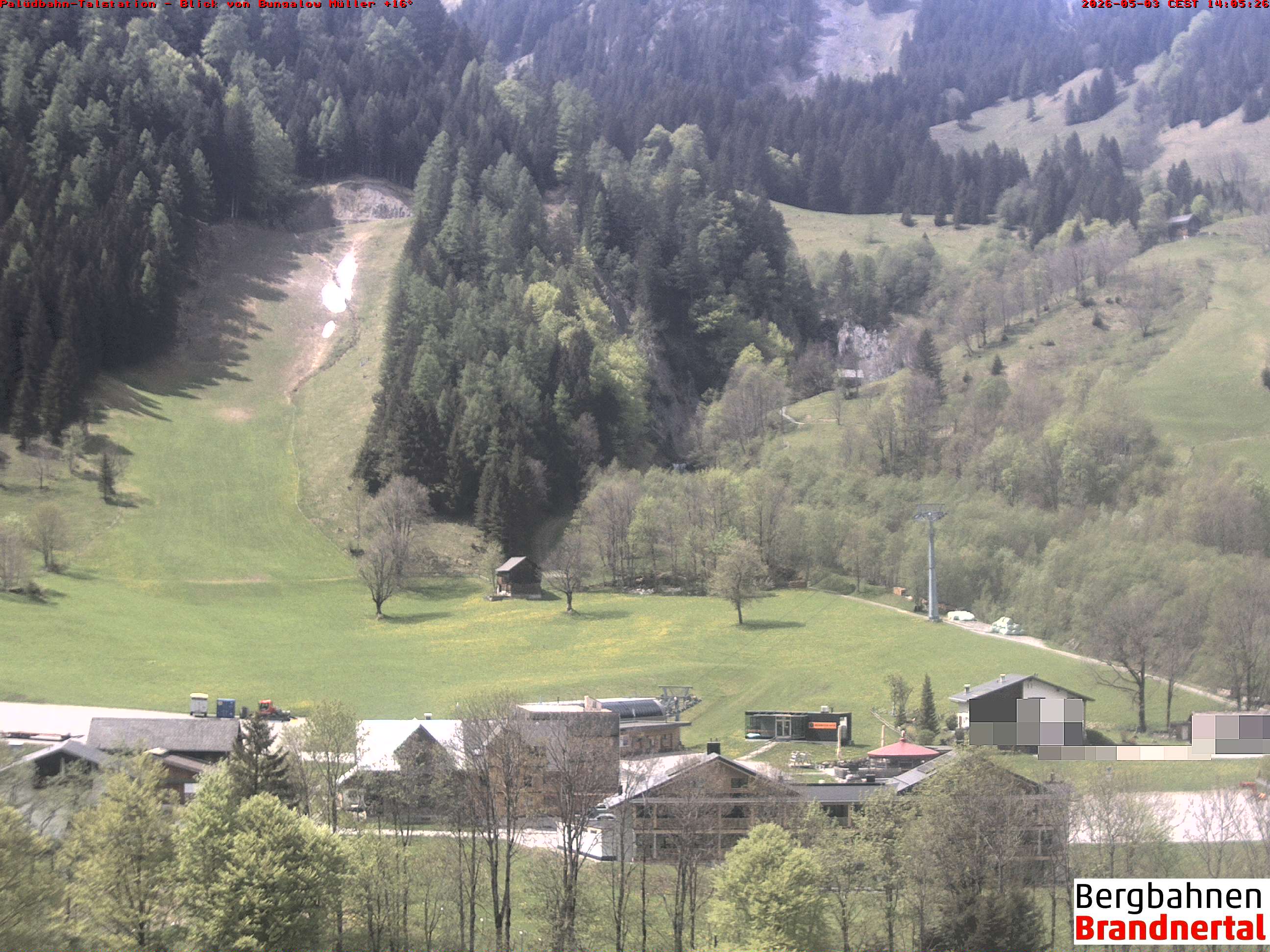 Blick auf Palüdbahn von Bungalow Müller