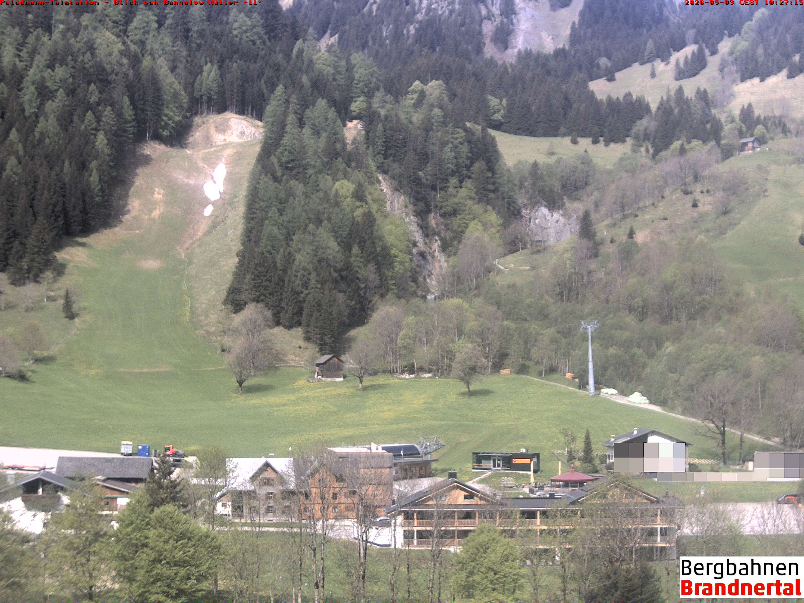 Blick auf Palüdbahn von Bungalow Müller