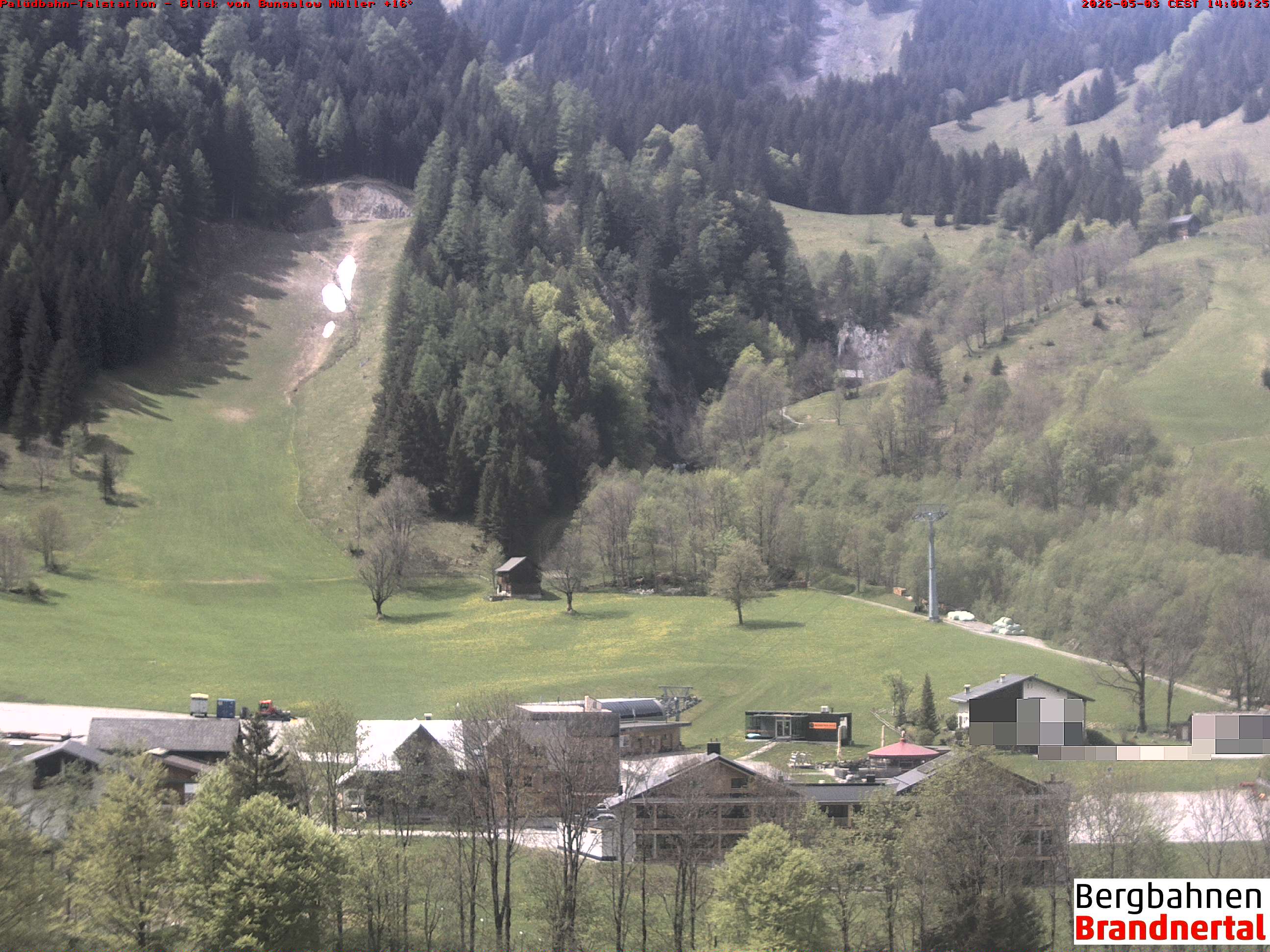 Blick auf Palüdbahn von Bungalow Müller