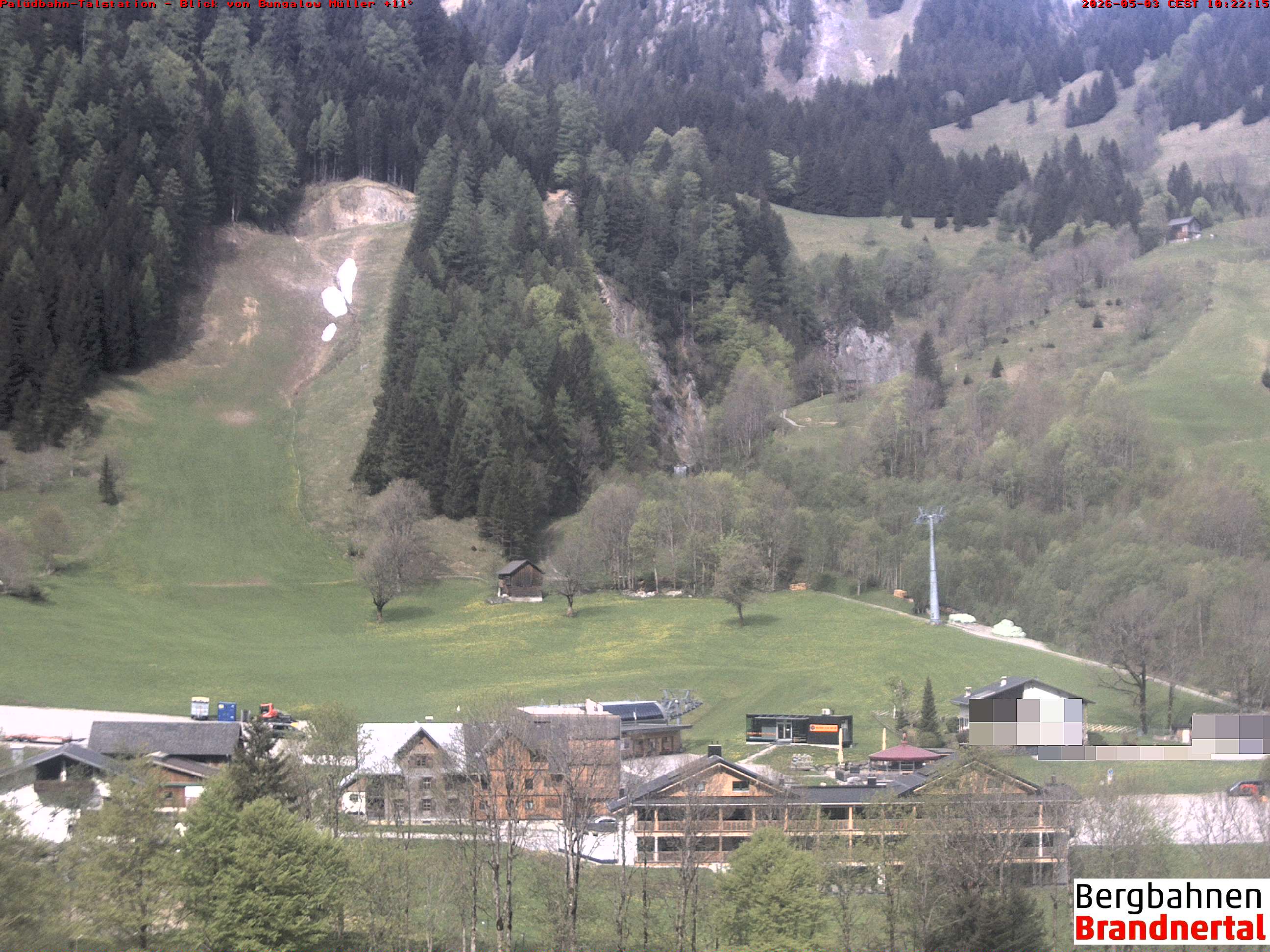 Blick auf Palüdbahn von Bungalow Müller