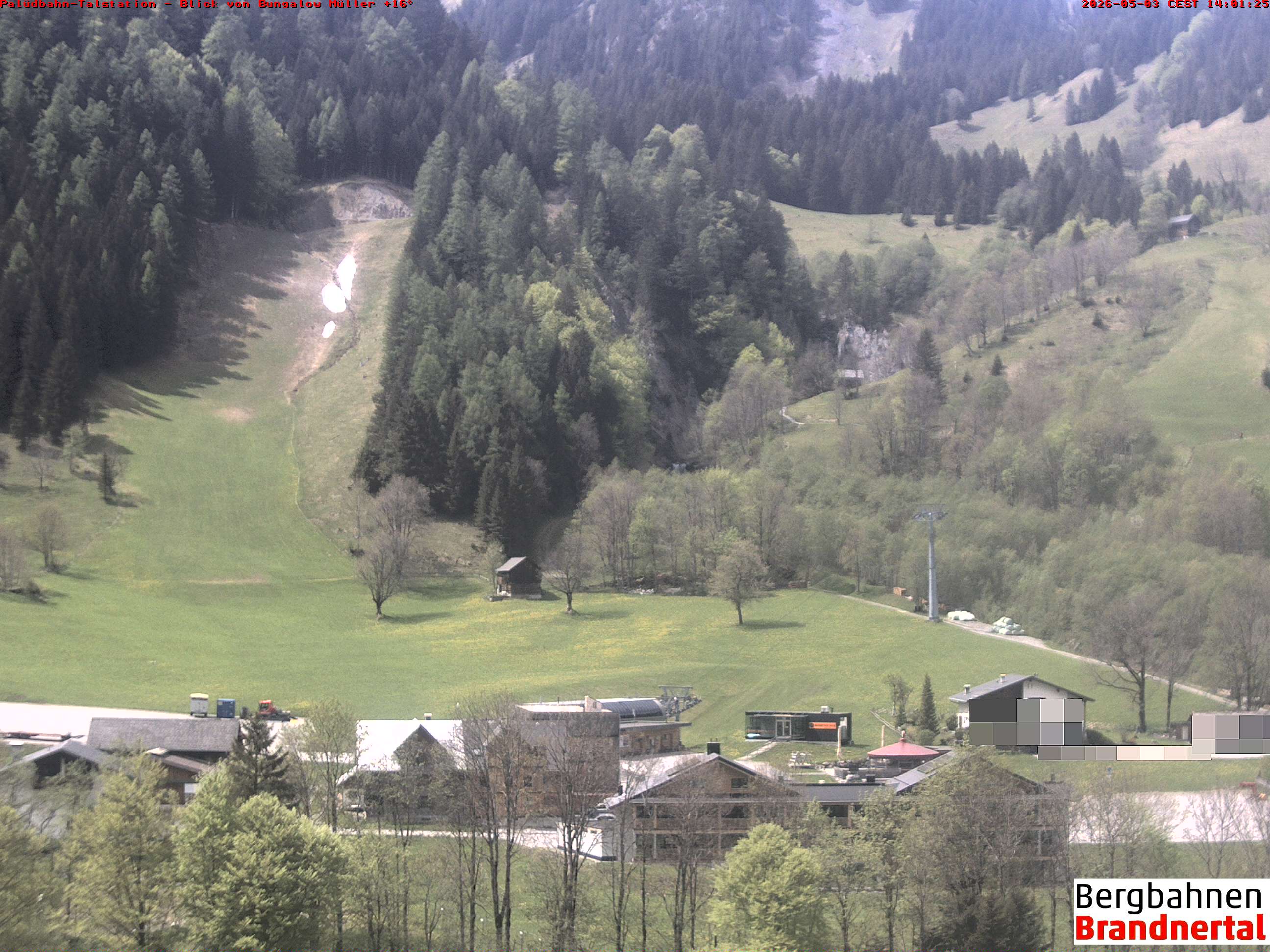 Blick auf Palüdbahn von Bungalow Müller