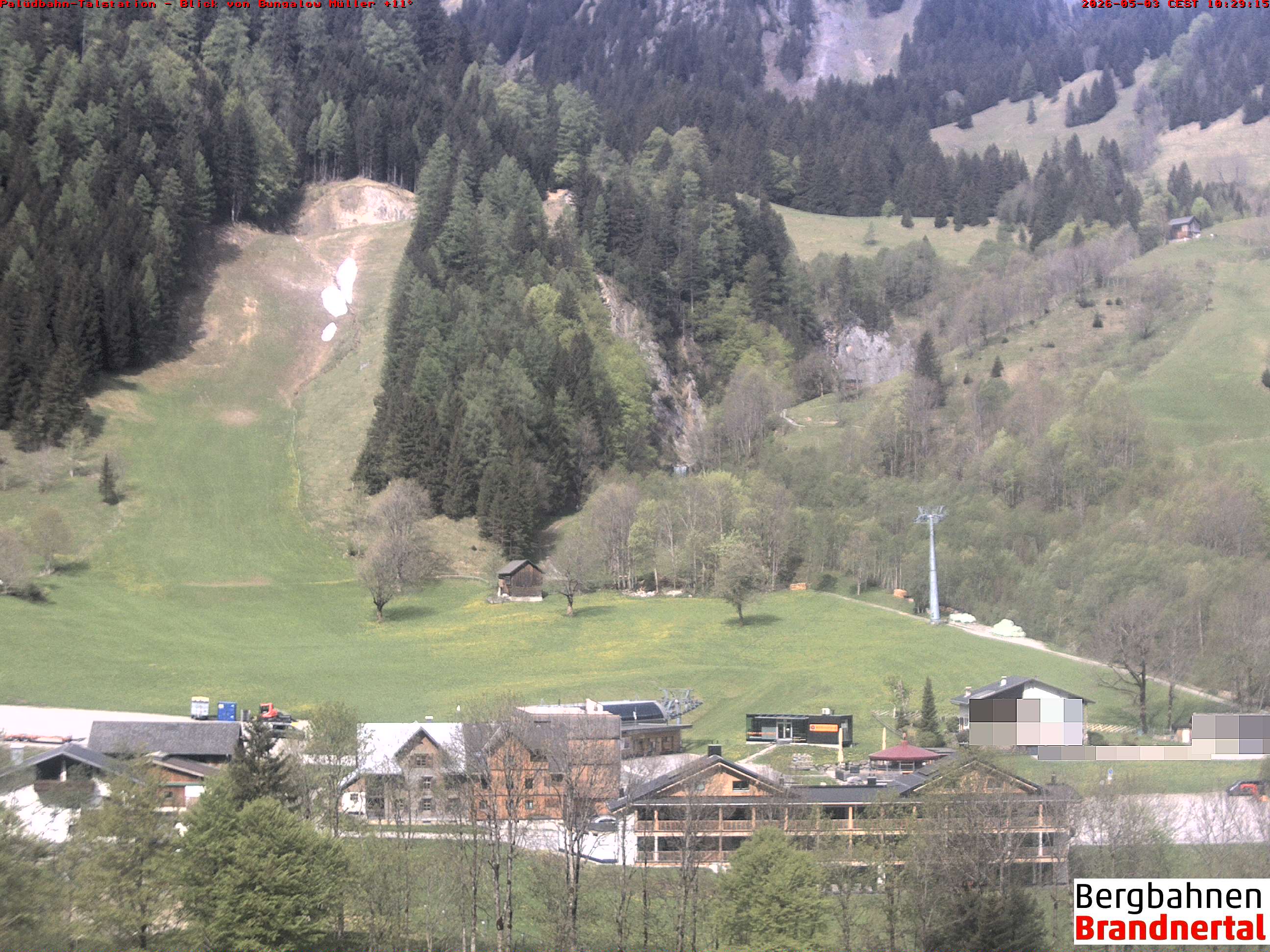Blick auf Palüdbahn von Bungalow Müller