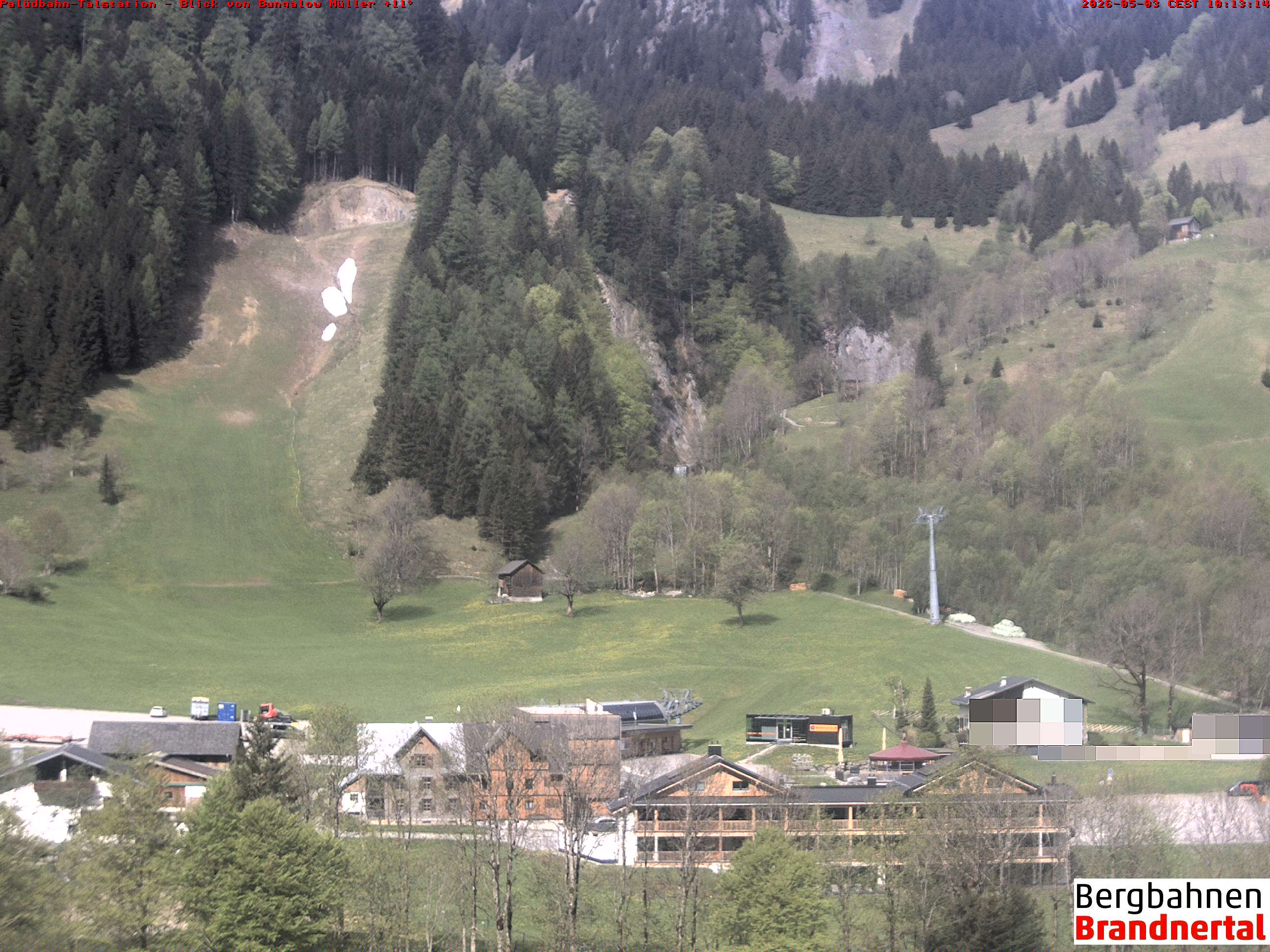 Blick auf Palüdbahn von Bungalow Müller