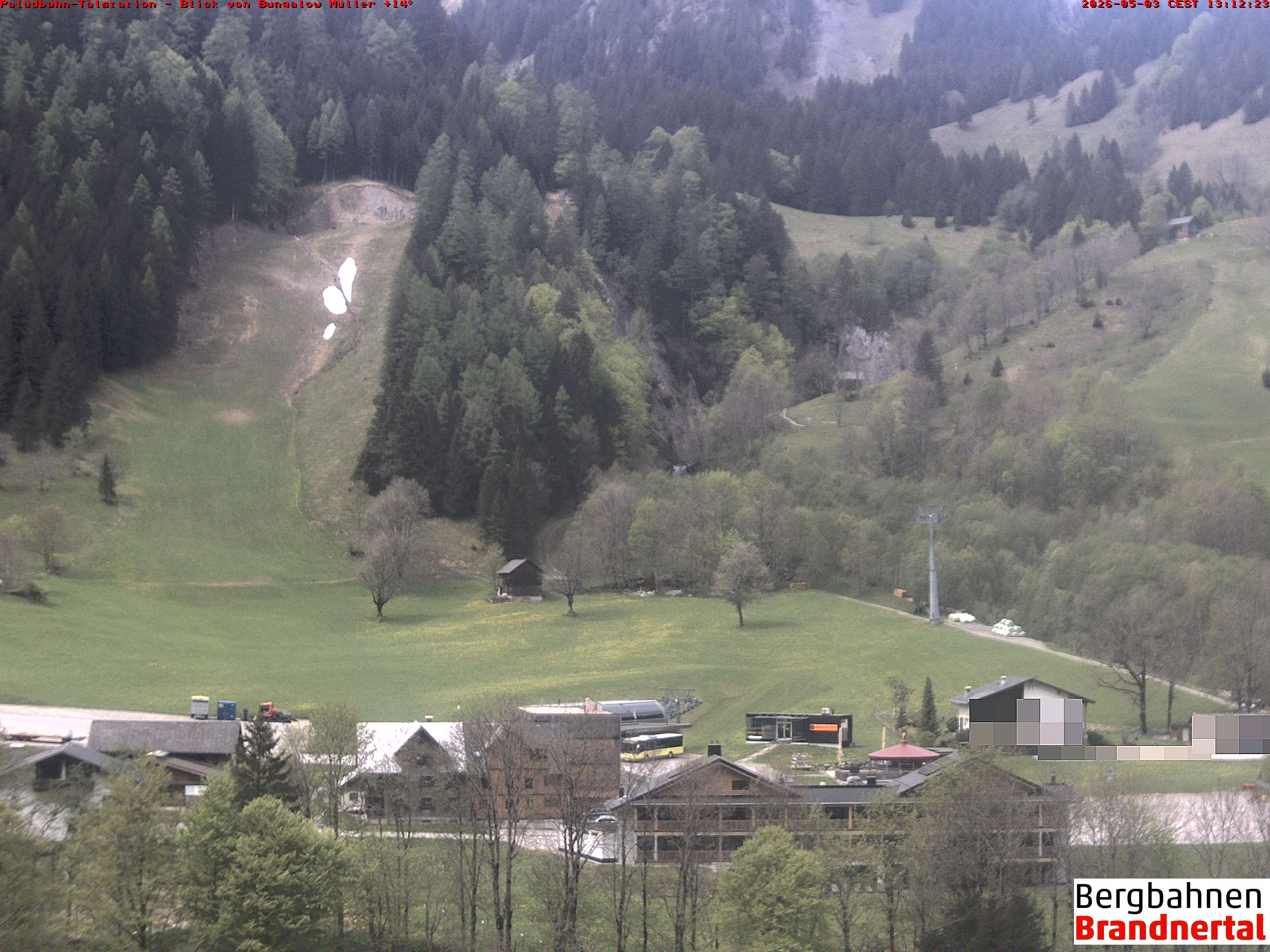 Blick auf Palüdbahn von Bungalow Müller
