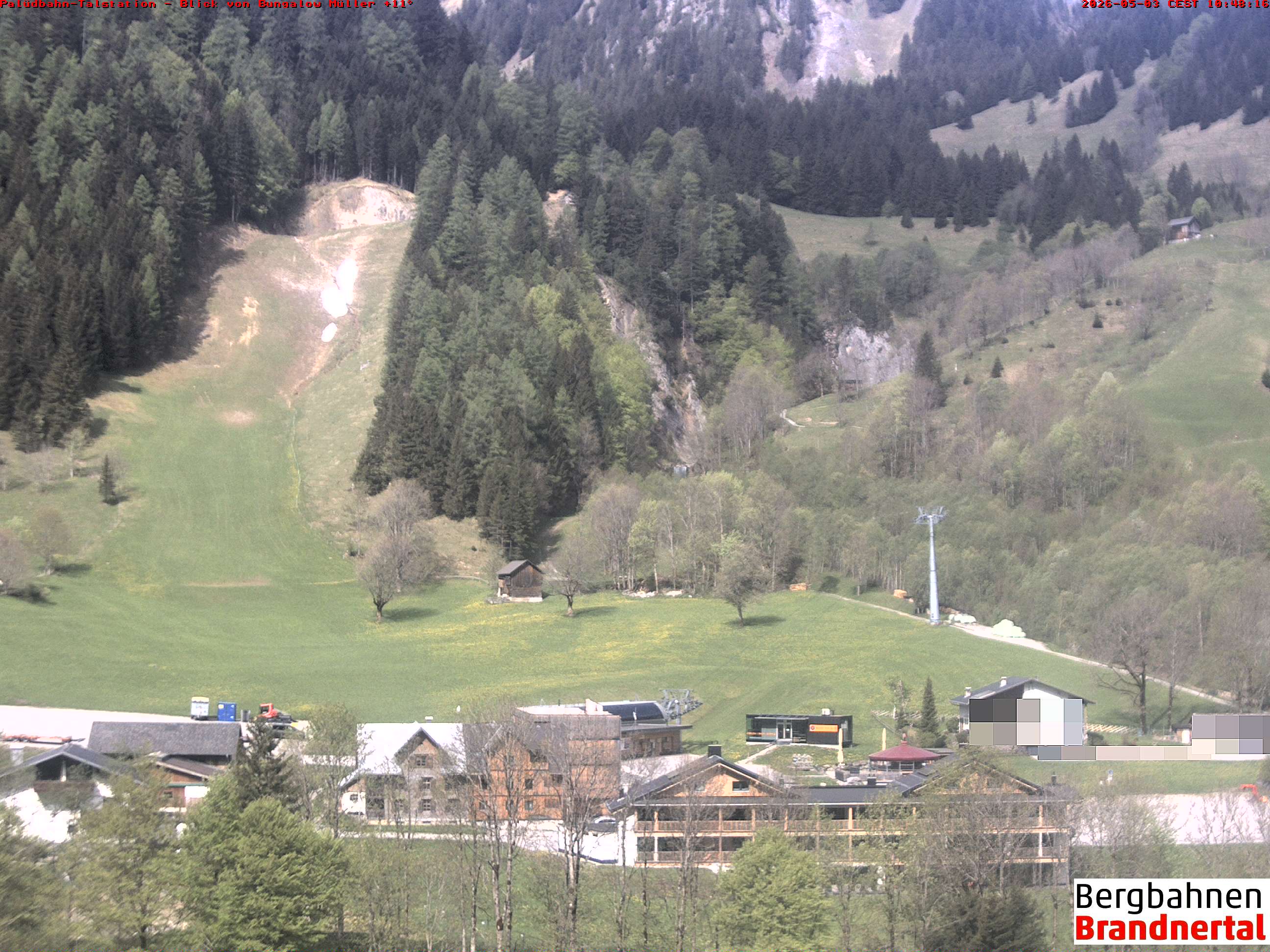 Blick auf Palüdbahn von Bungalow Müller