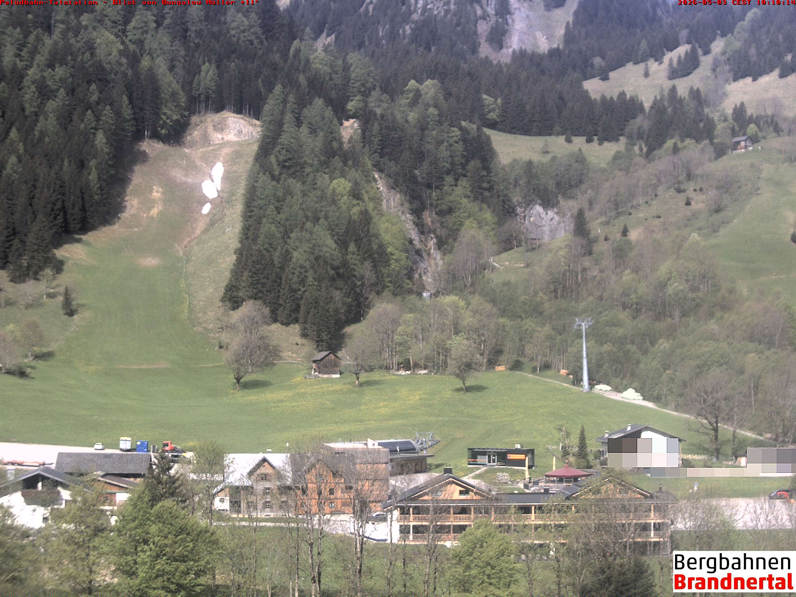 Blick auf Palüdbahn von Bungalow Müller