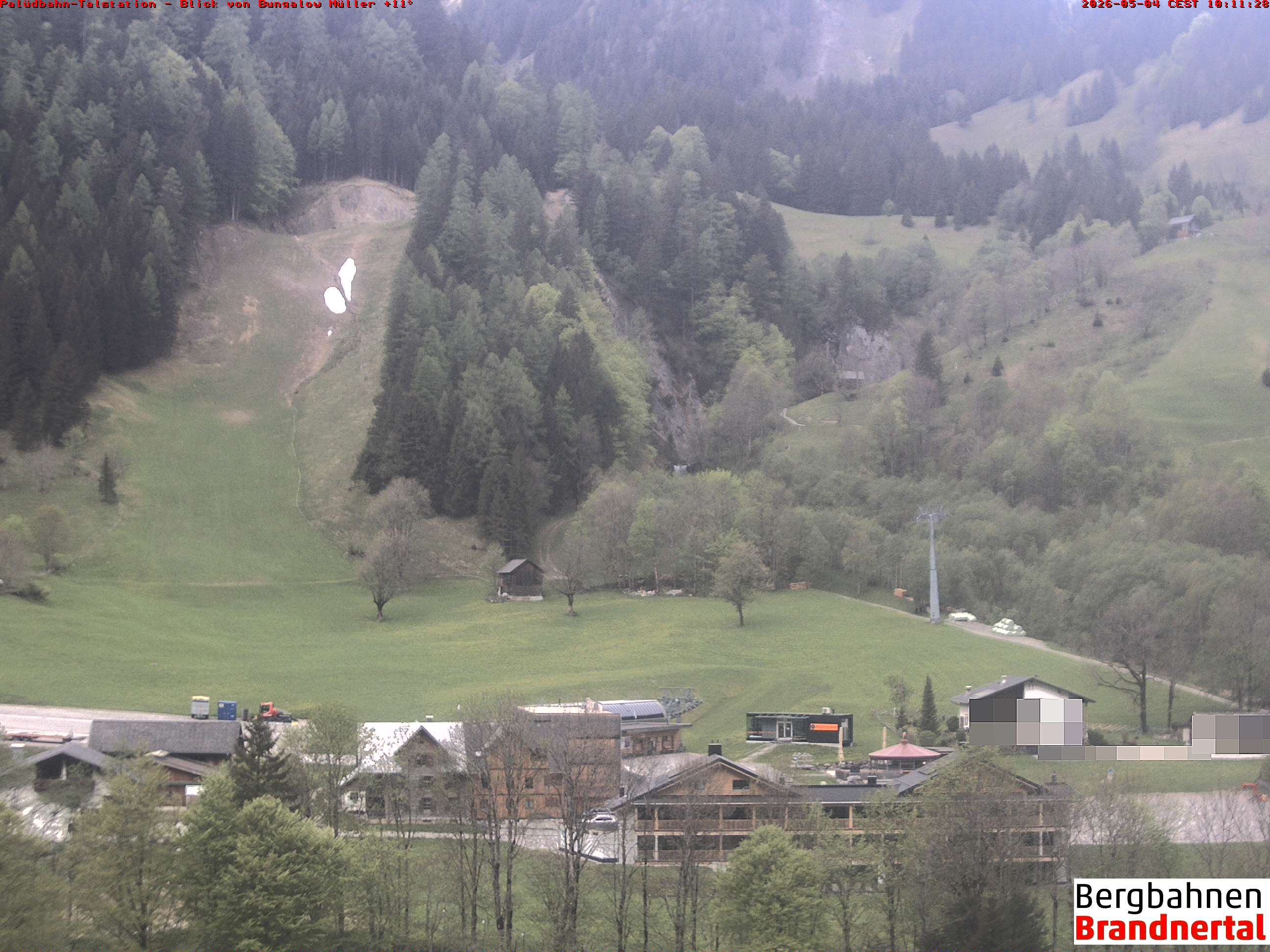 Blick auf Palüdbahn von Bungalow Müller