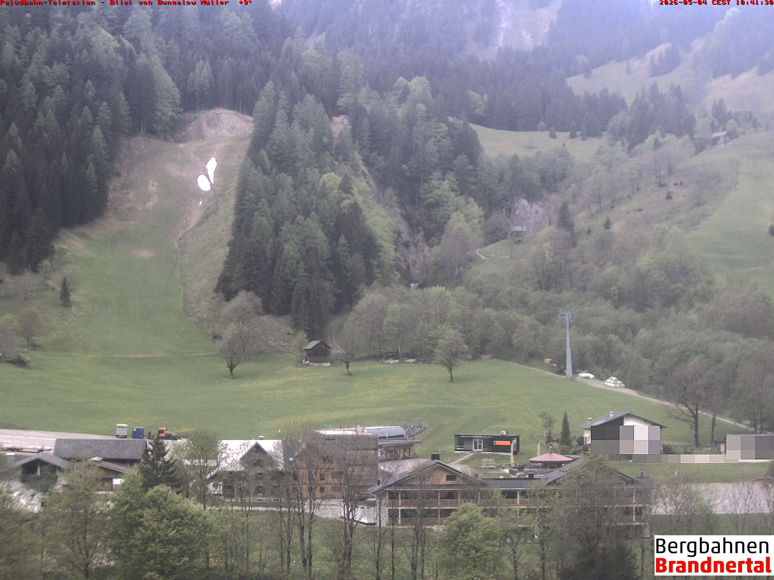 Blick auf Palüdbahn von Bungalow Müller
