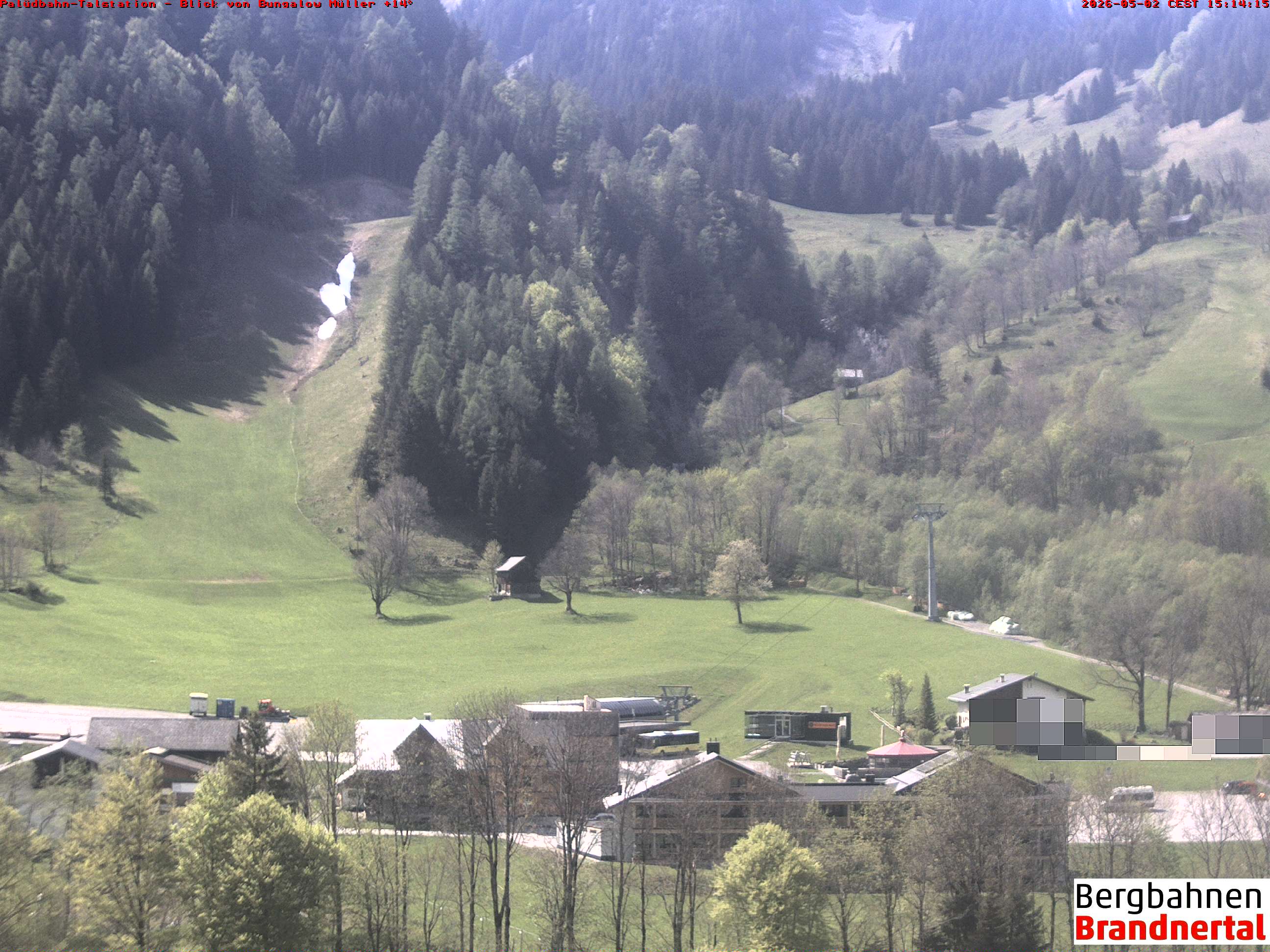 Blick auf Palüdbahn von Bungalow Müller