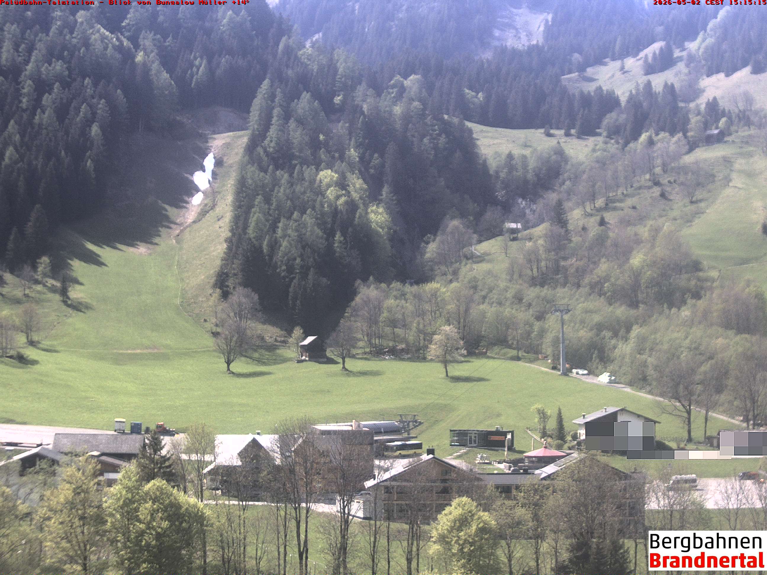 Blick auf Palüdbahn von Bungalow Müller