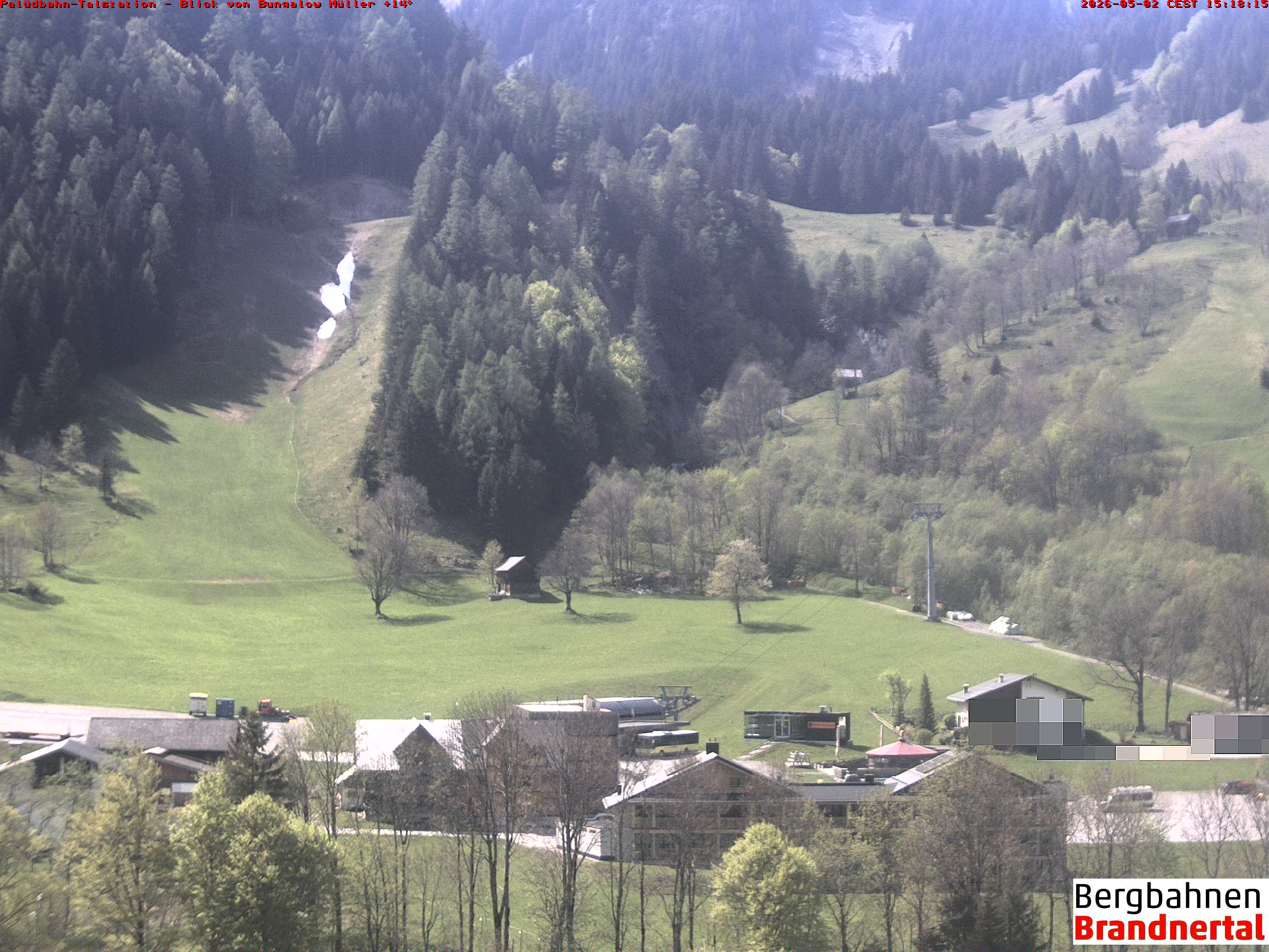 Blick auf Palüdbahn von Bungalow Müller