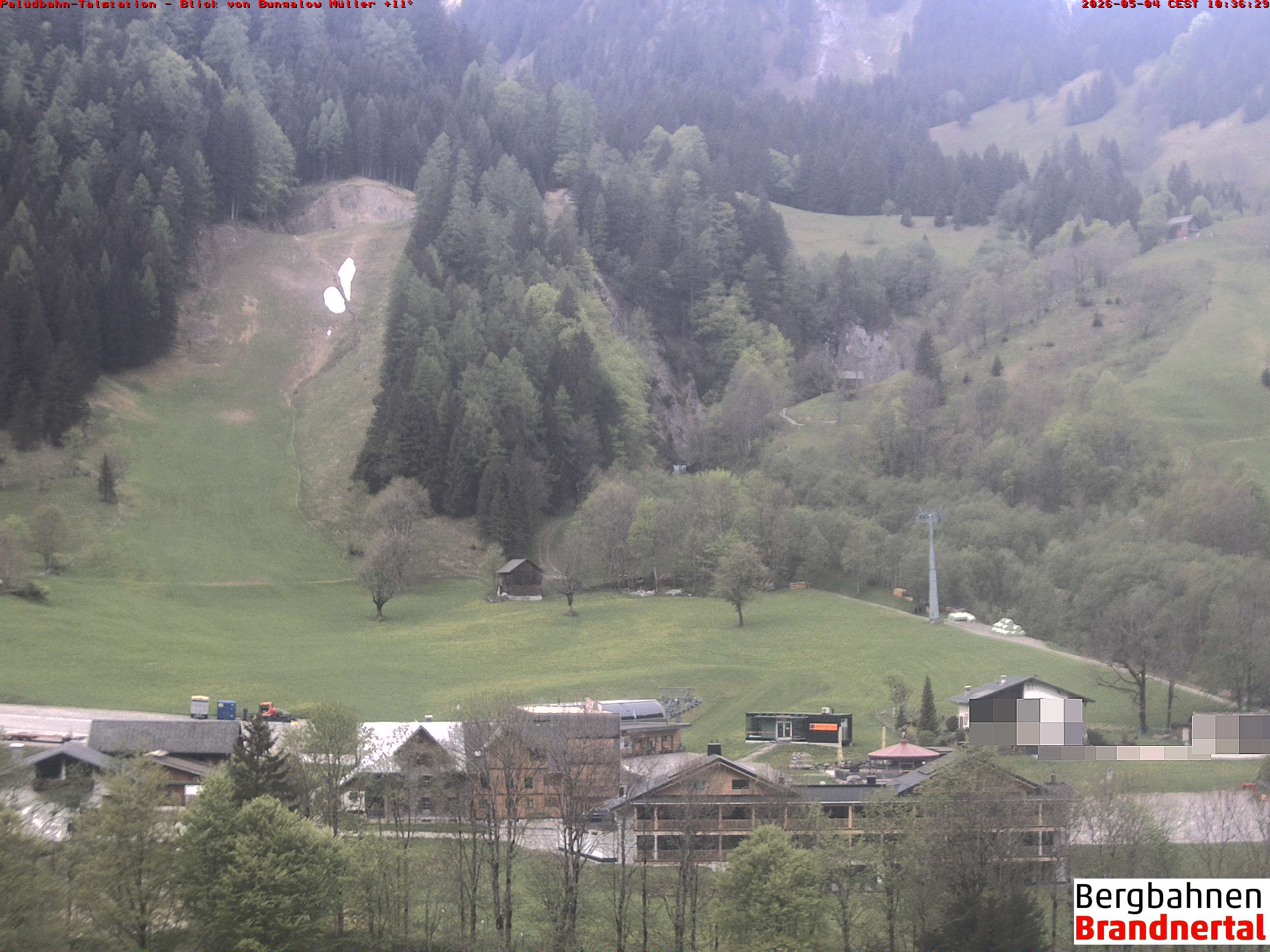 Blick auf Palüdbahn von Bungalow Müller