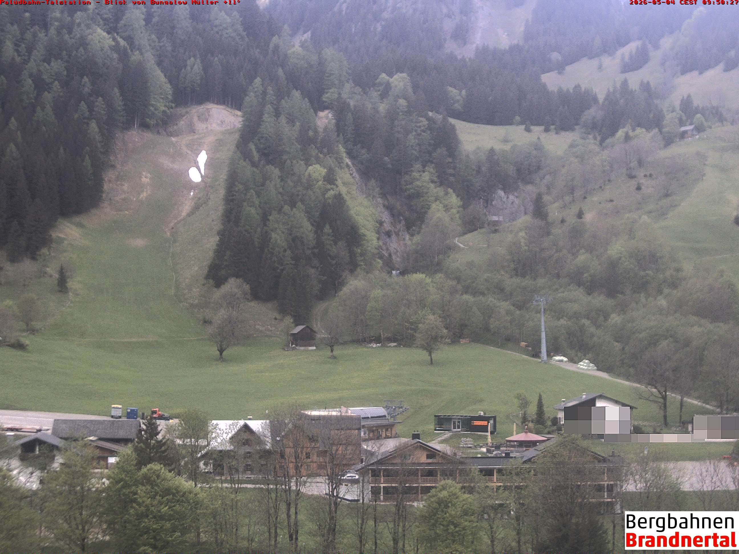Blick auf Palüdbahn von Bungalow Müller