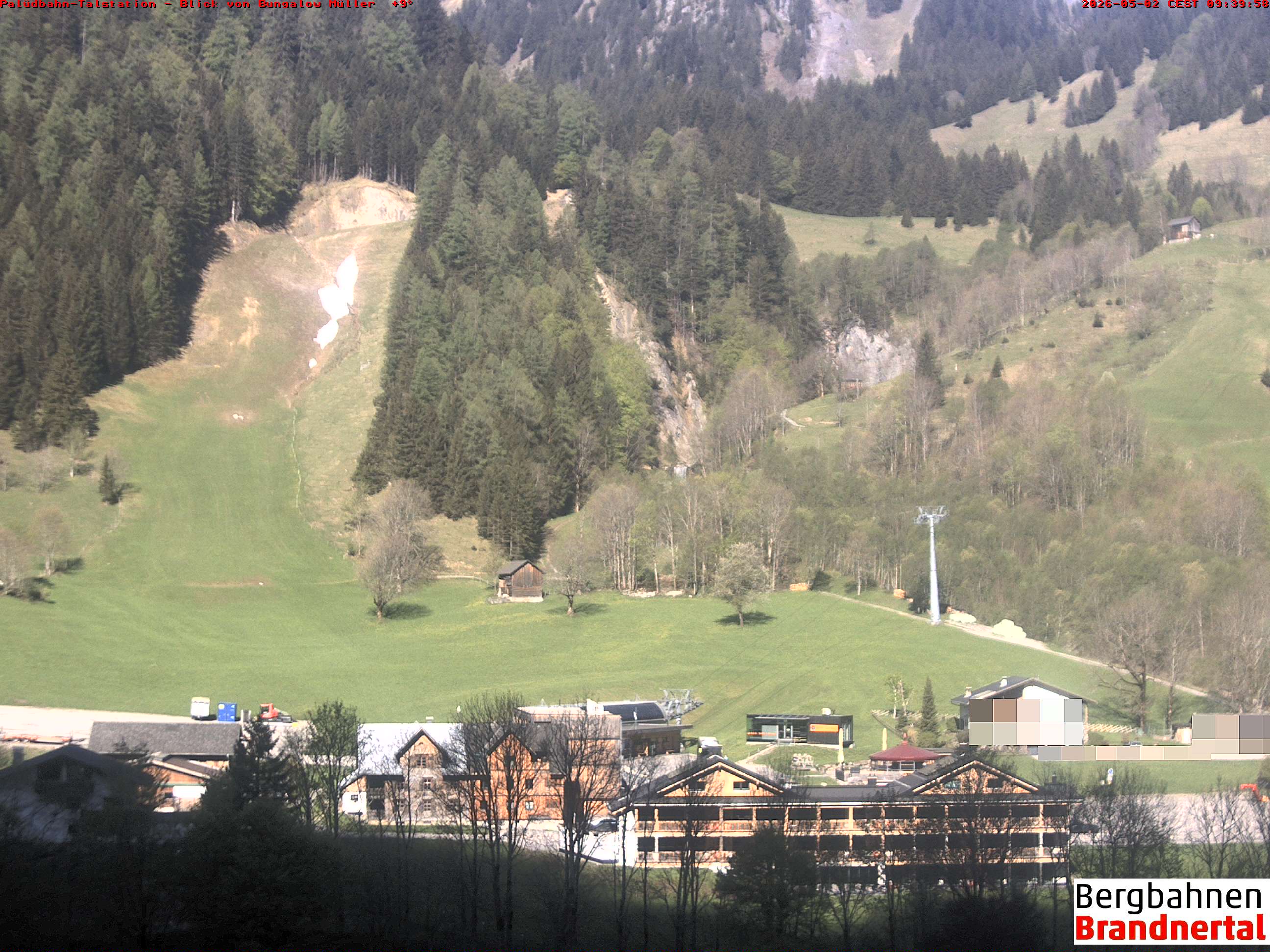Blick auf Palüdbahn von Bungalow Müller