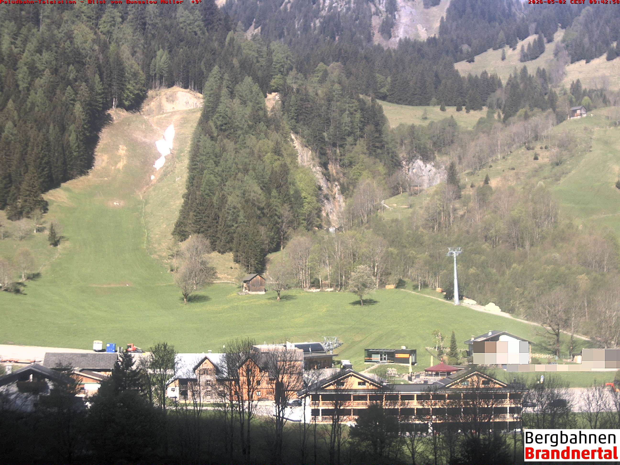 Blick auf Palüdbahn von Bungalow Müller