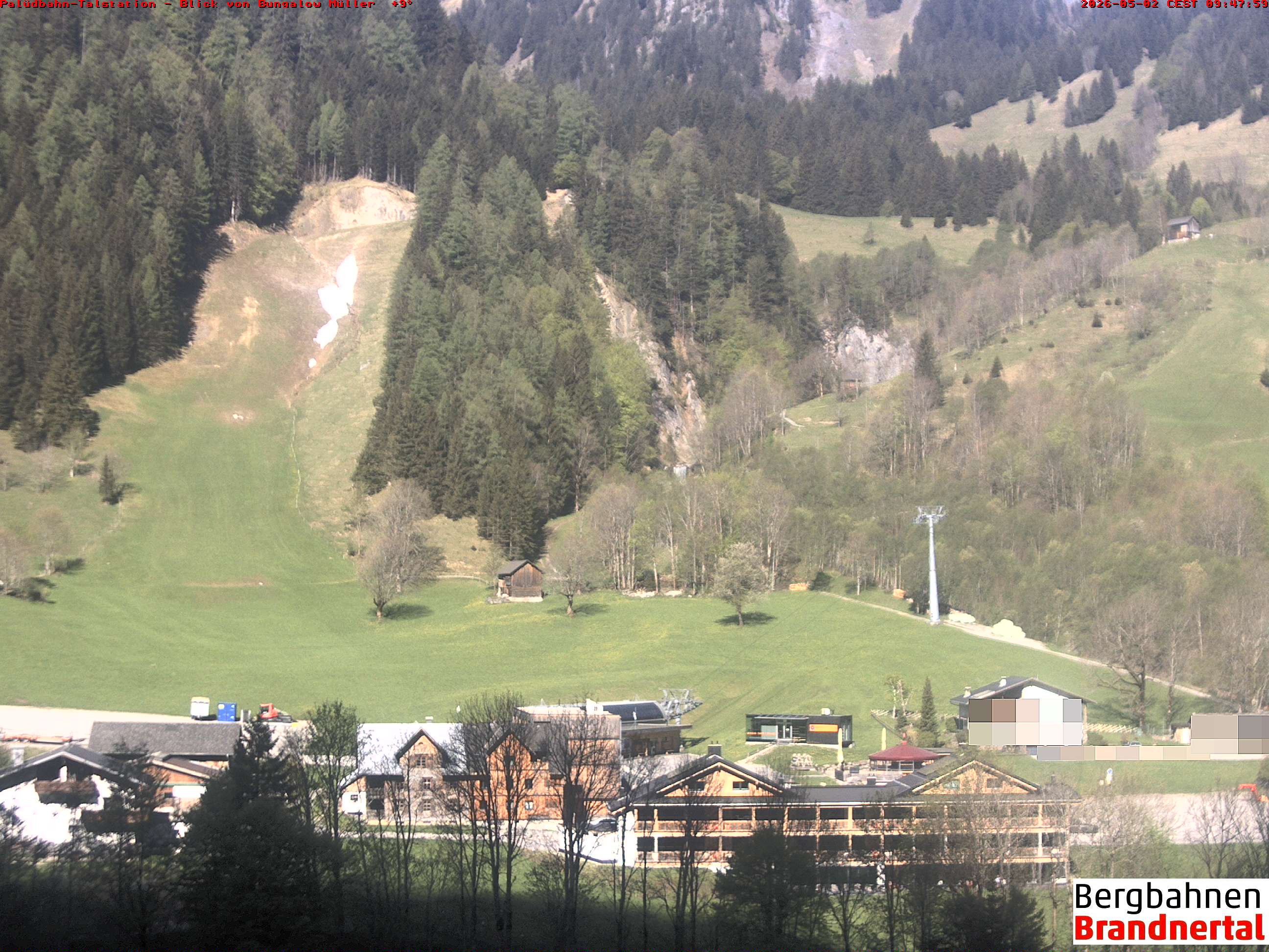 Blick auf Palüdbahn von Bungalow Müller