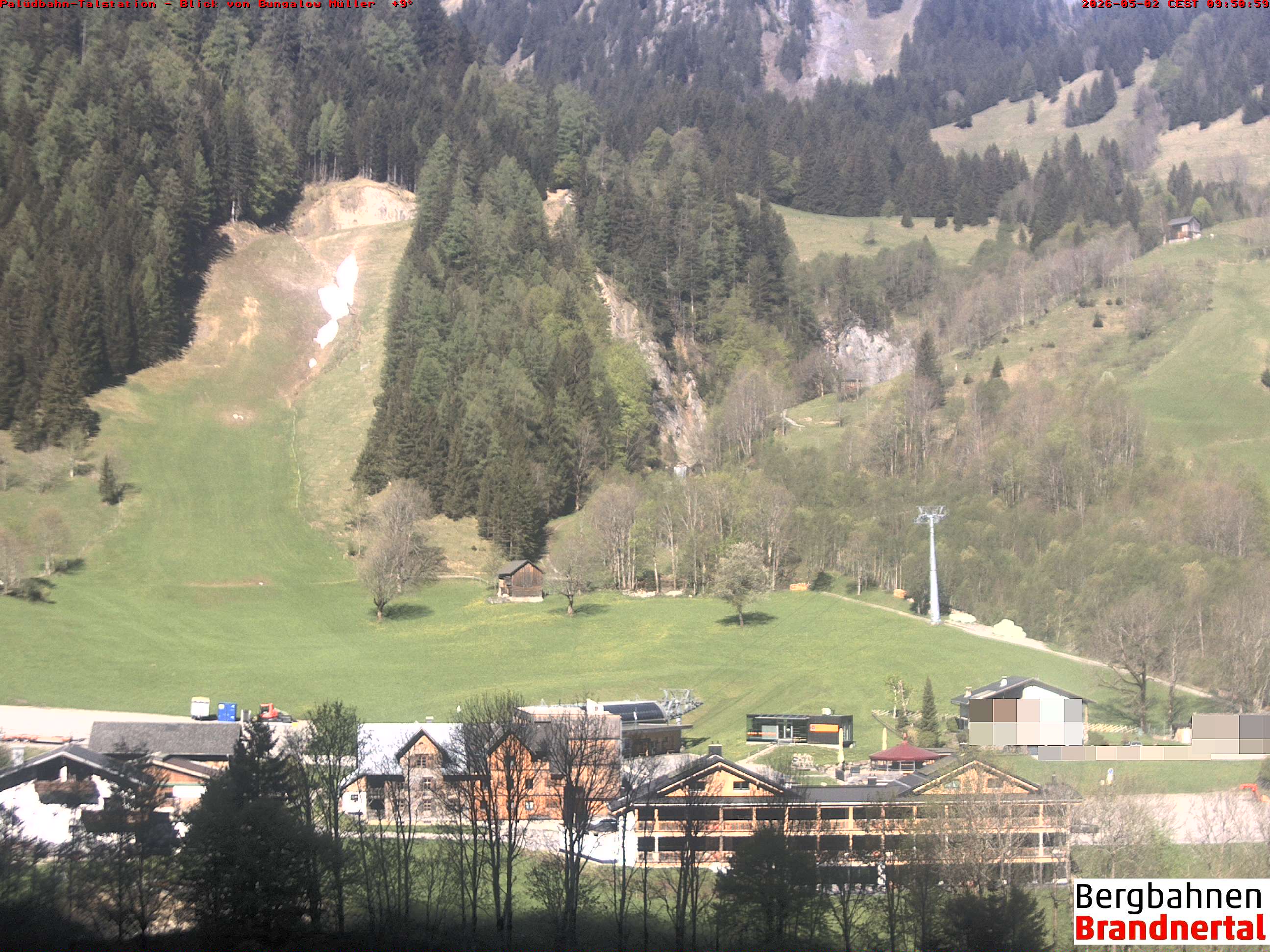 Blick auf Palüdbahn von Bungalow Müller