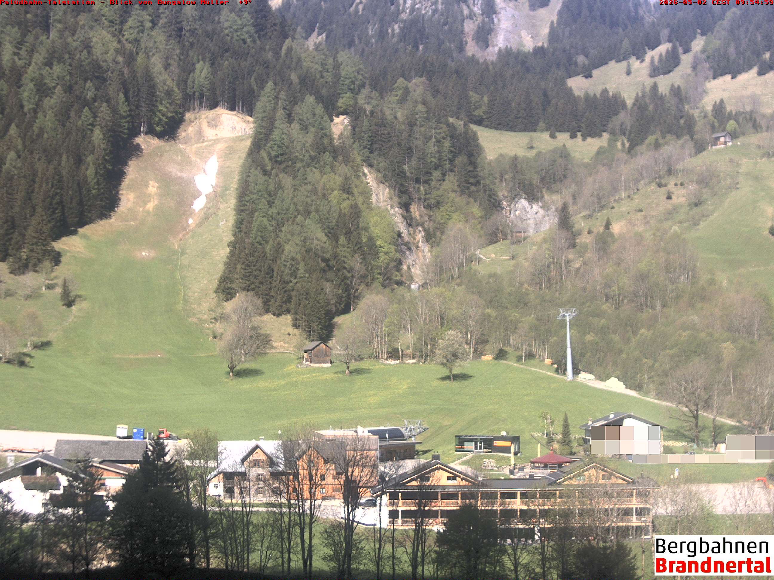 Blick auf Palüdbahn von Bungalow Müller