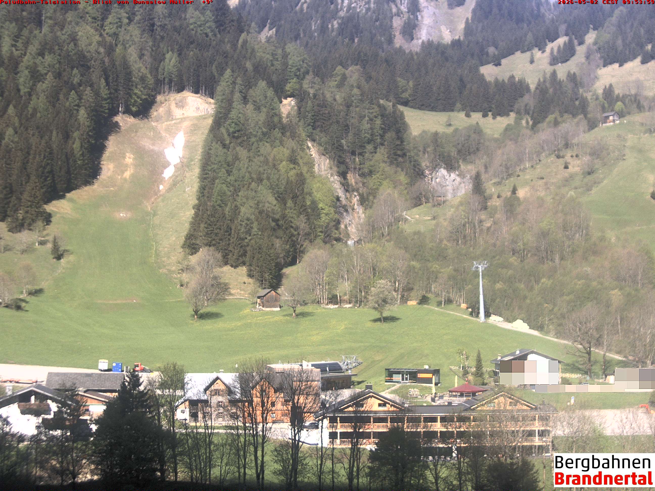 Blick auf Palüdbahn von Bungalow Müller