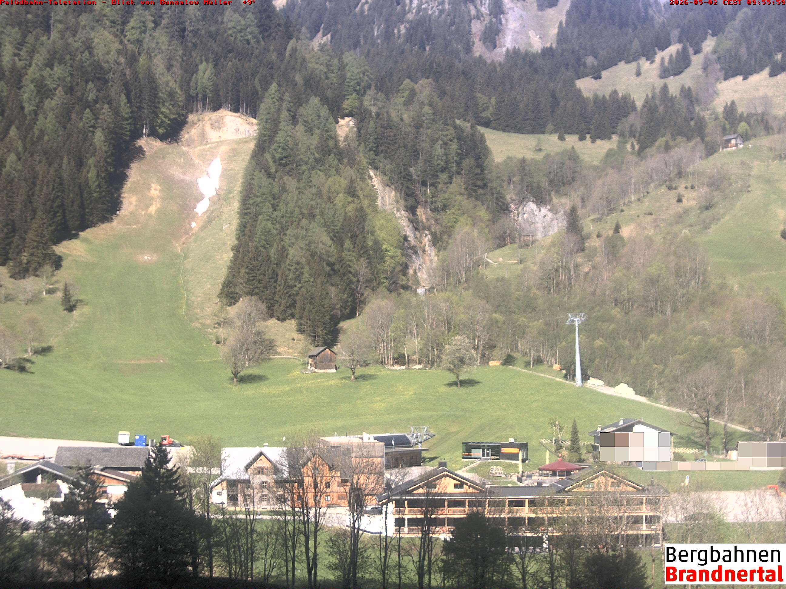 Blick auf Palüdbahn von Bungalow Müller