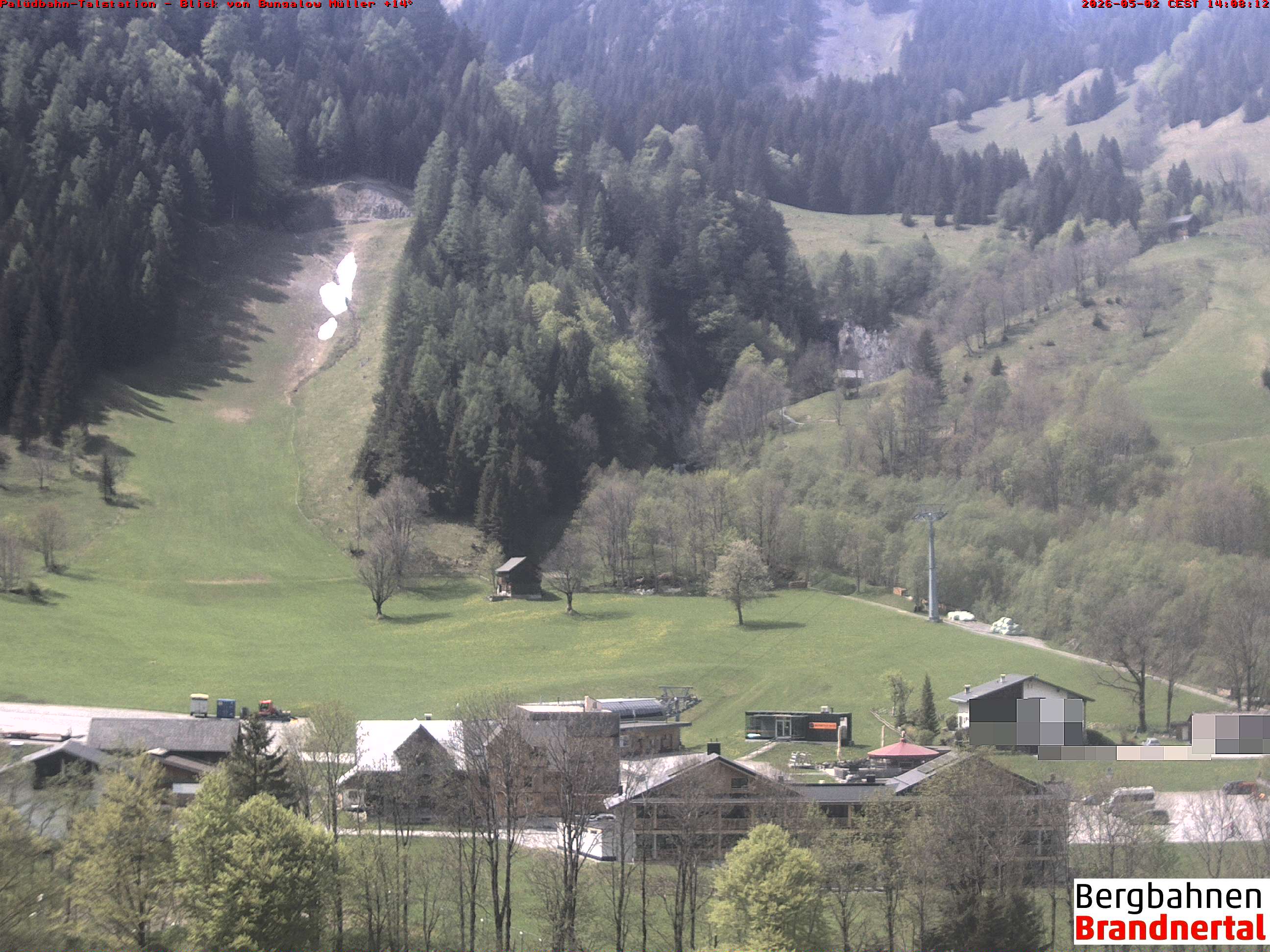 Blick auf Palüdbahn von Bungalow Müller