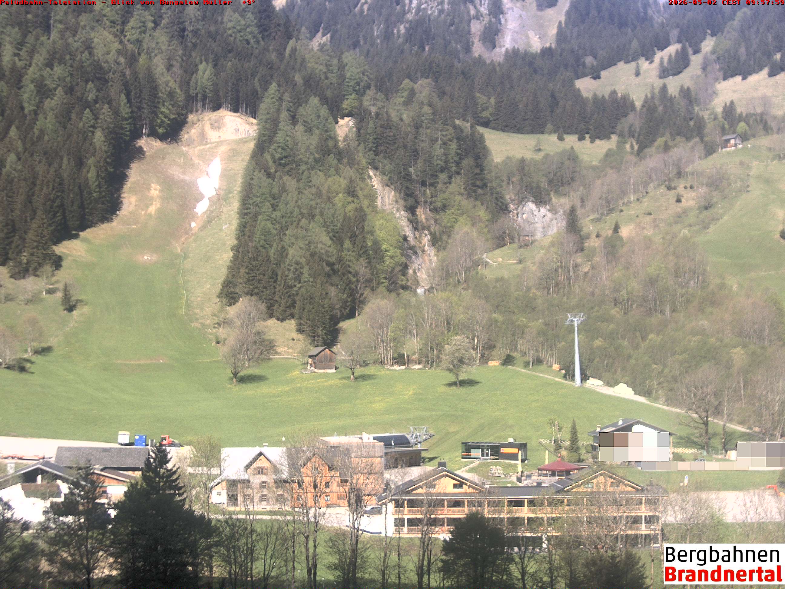 Blick auf Palüdbahn von Bungalow Müller