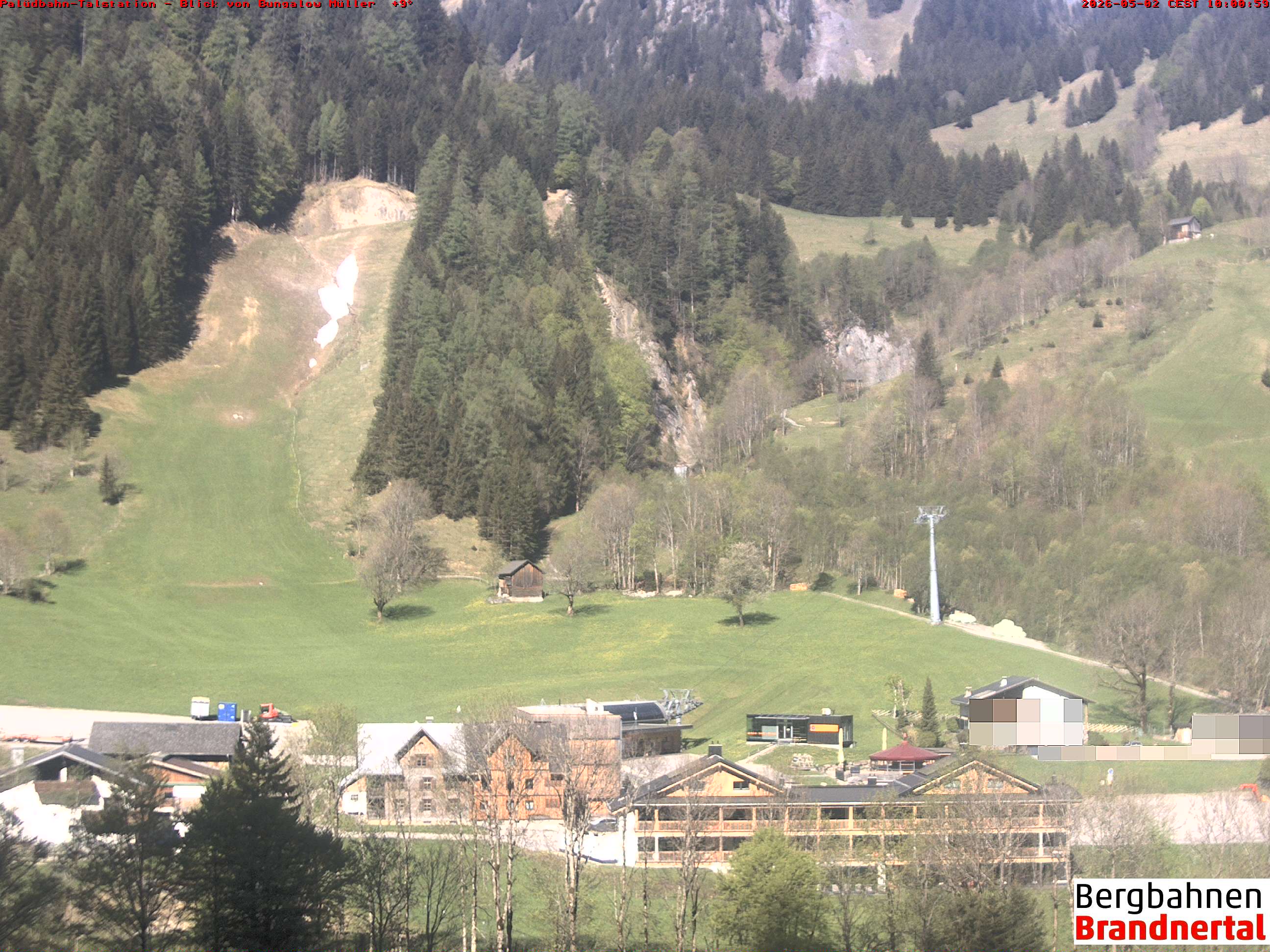 Blick auf Palüdbahn von Bungalow Müller